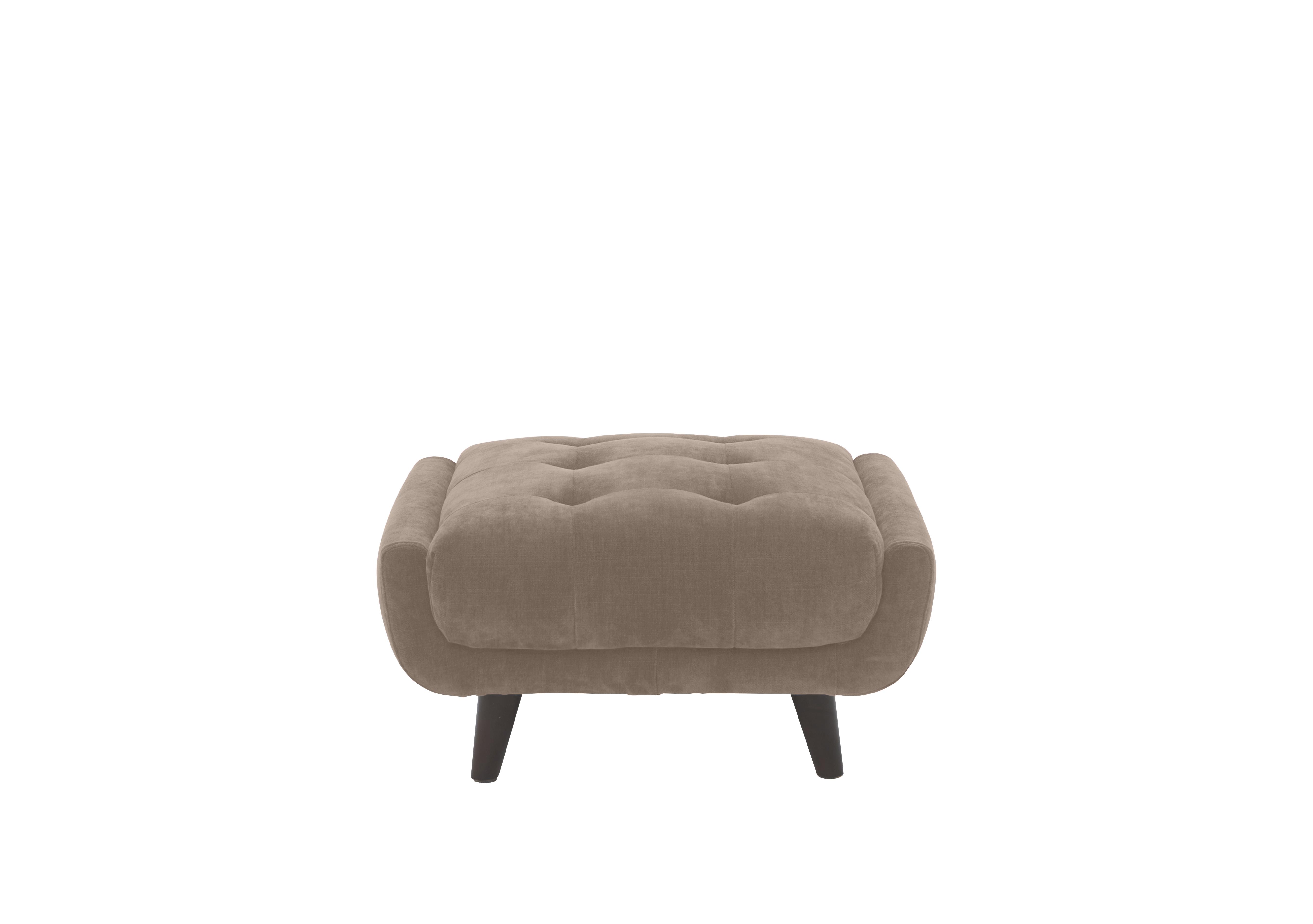Rene Small Fabric Footstool in Manhattan 58005 Nutmeg Es Ft on Furniture Village