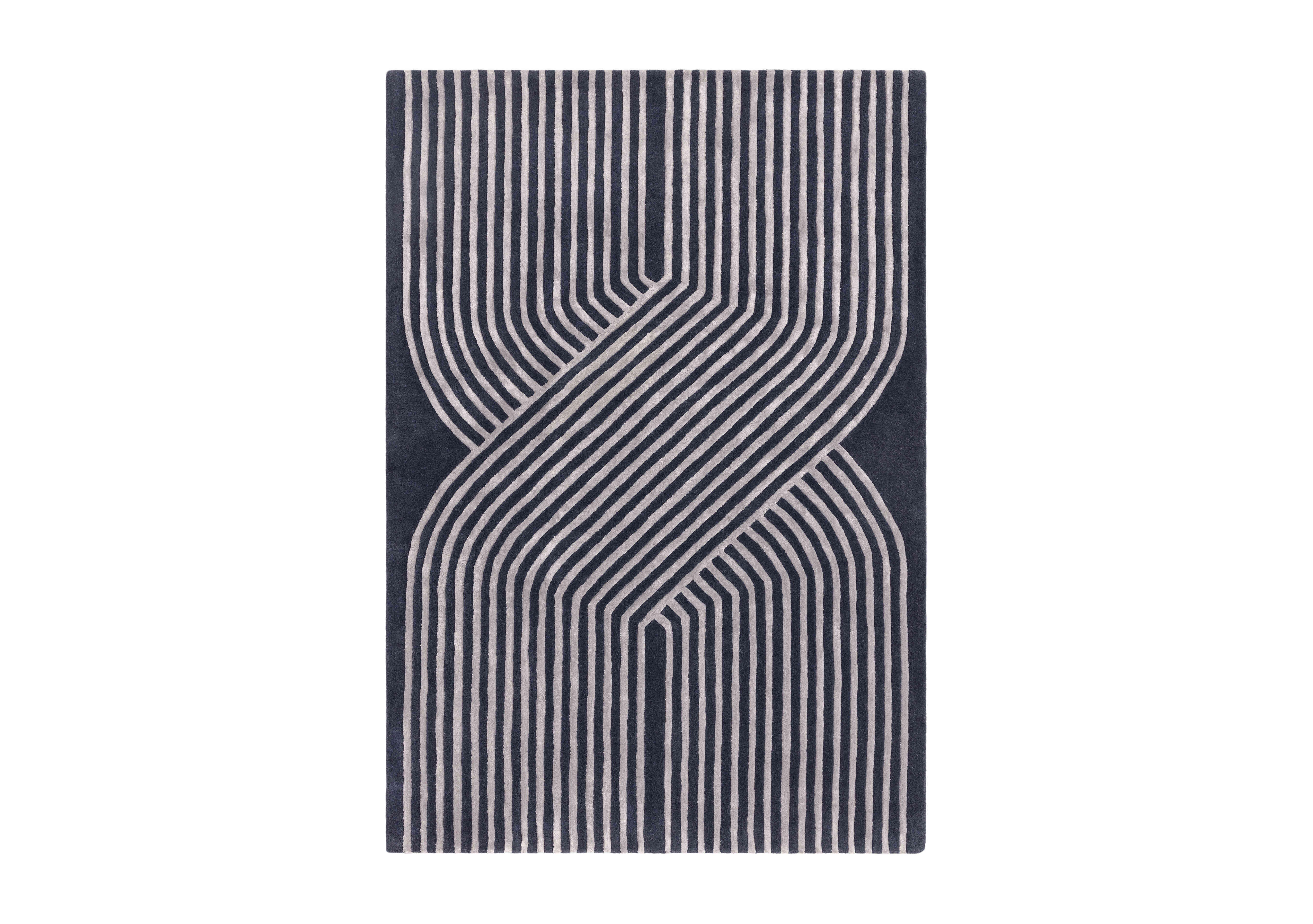 Crispin Rug in Navy on Furniture Village