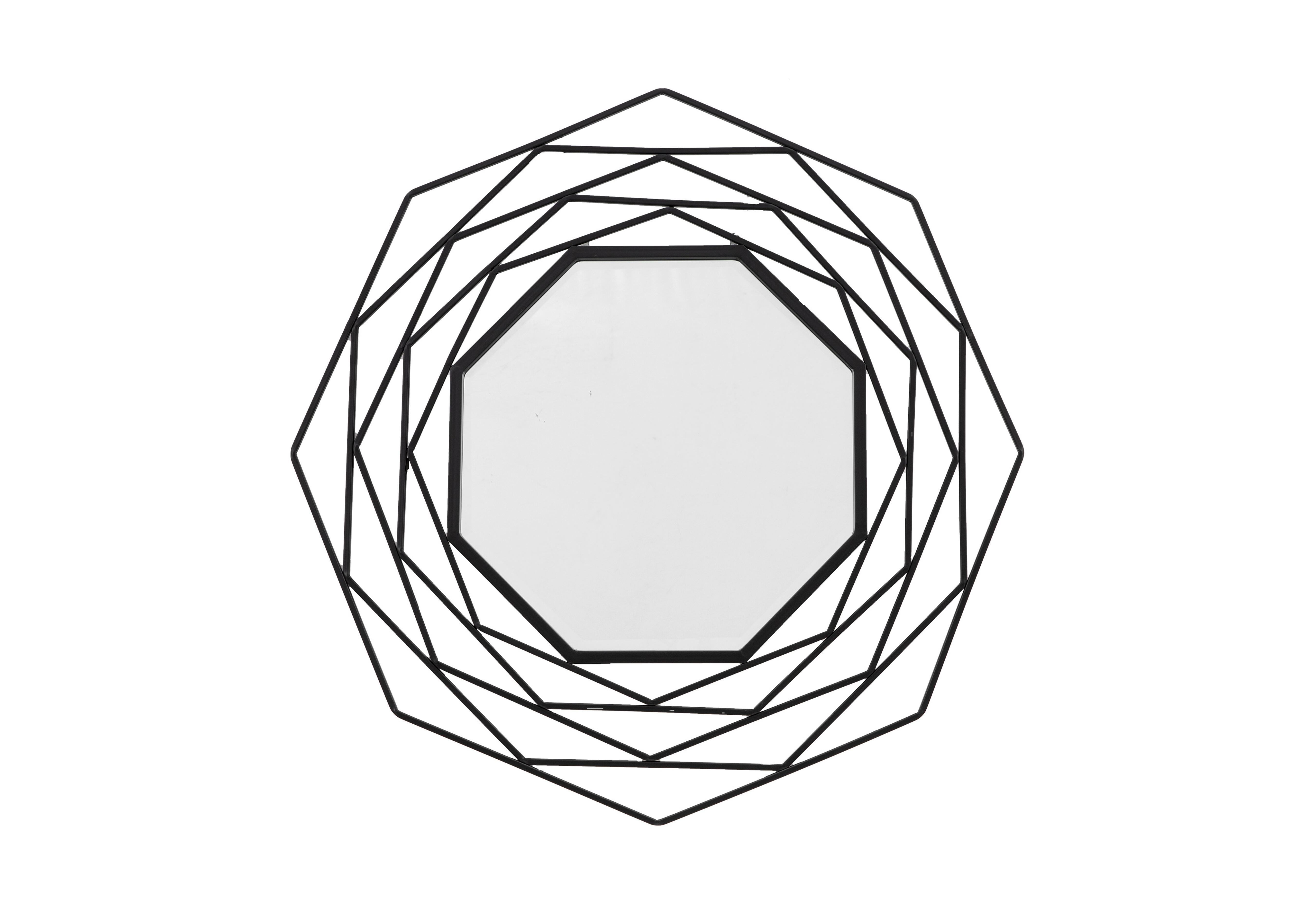 Salanza Mirror in Black on Furniture Village