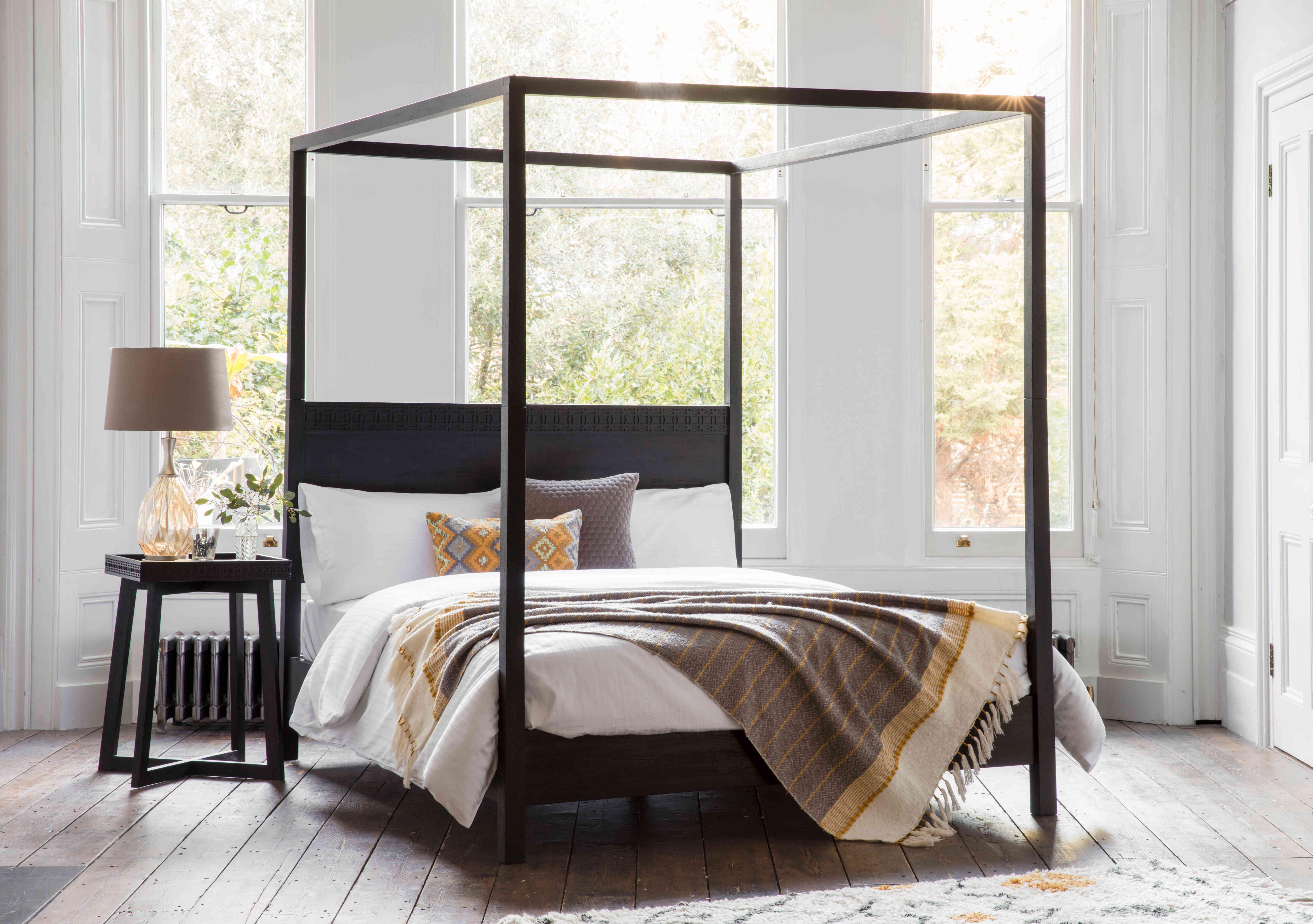 Ambre 4 Poster Bed Frame in  on Furniture Village