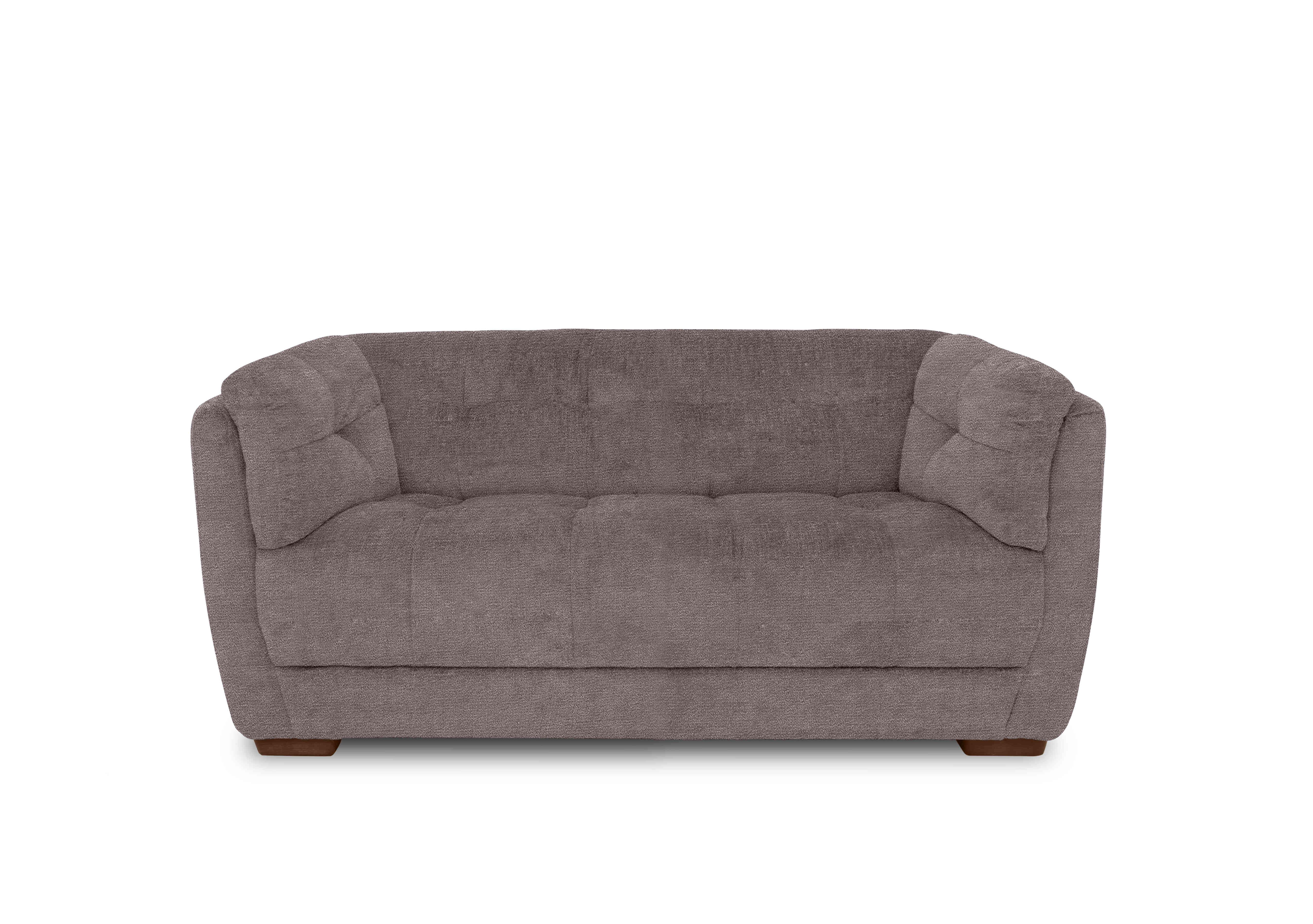 Cartier Fabric 2 Seater Sofa in Antler With Walnut Ft X3-W023 on Furniture Village