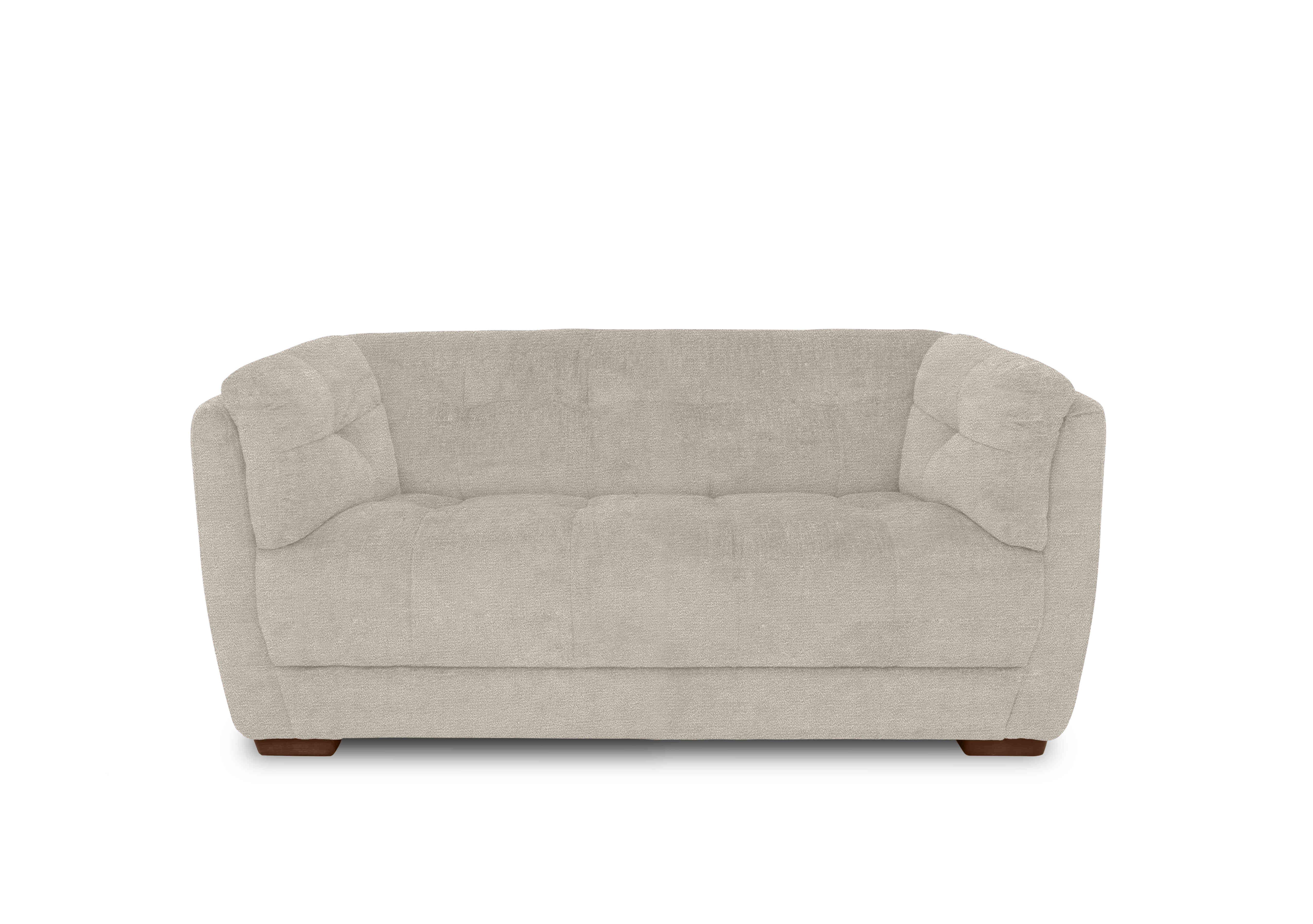 Cartier Fabric 2 Seater Sofa in Barley With Walnut Ft X3-W022 on Furniture Village
