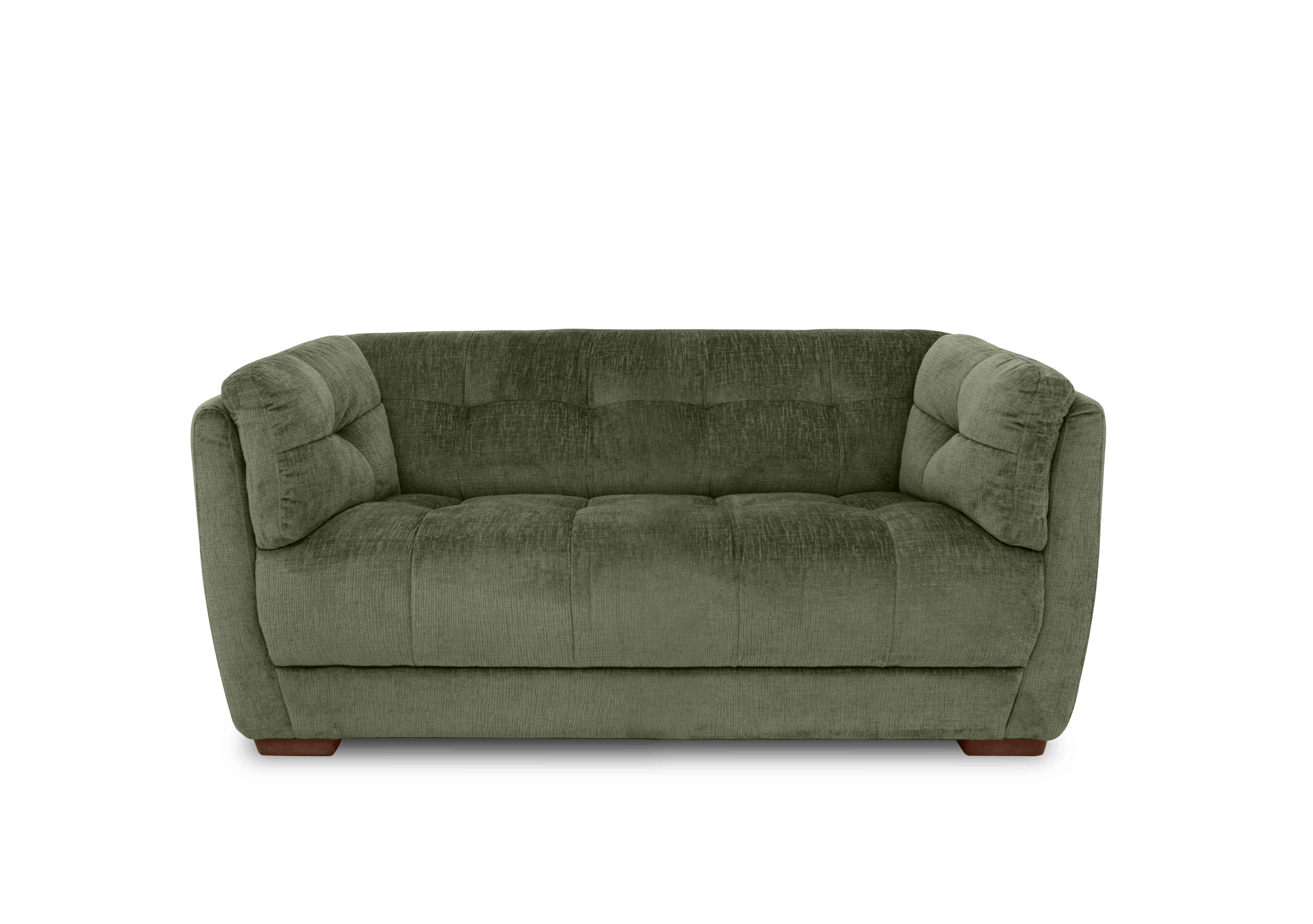 Cartier Fabric 2 Seater Sofa in Hunter Green Wal Ft X3-A616 on Furniture Village