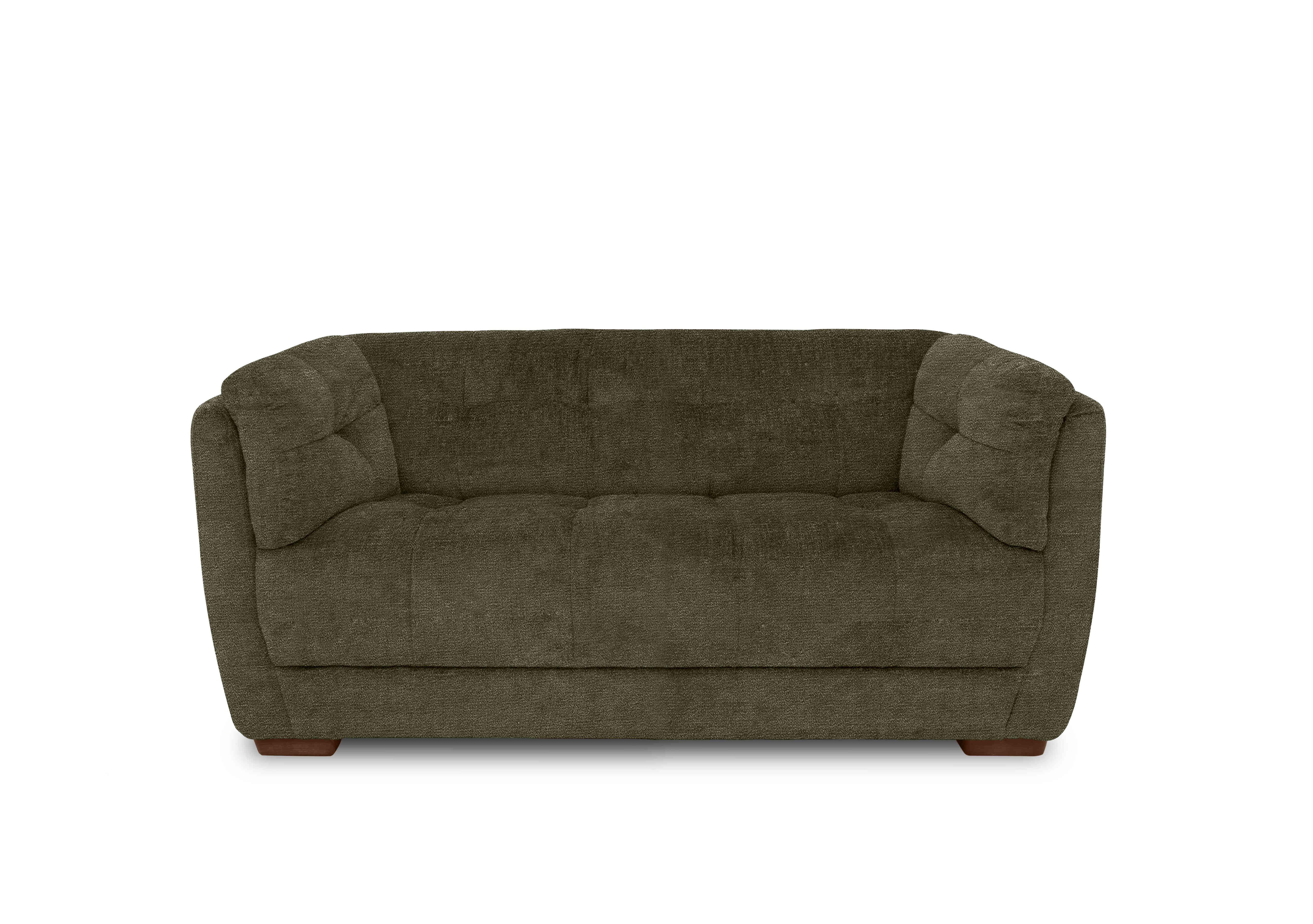 Cartier Fabric 2 Seater Sofa in Pine With Walnut Feet X3-W018 on Furniture Village