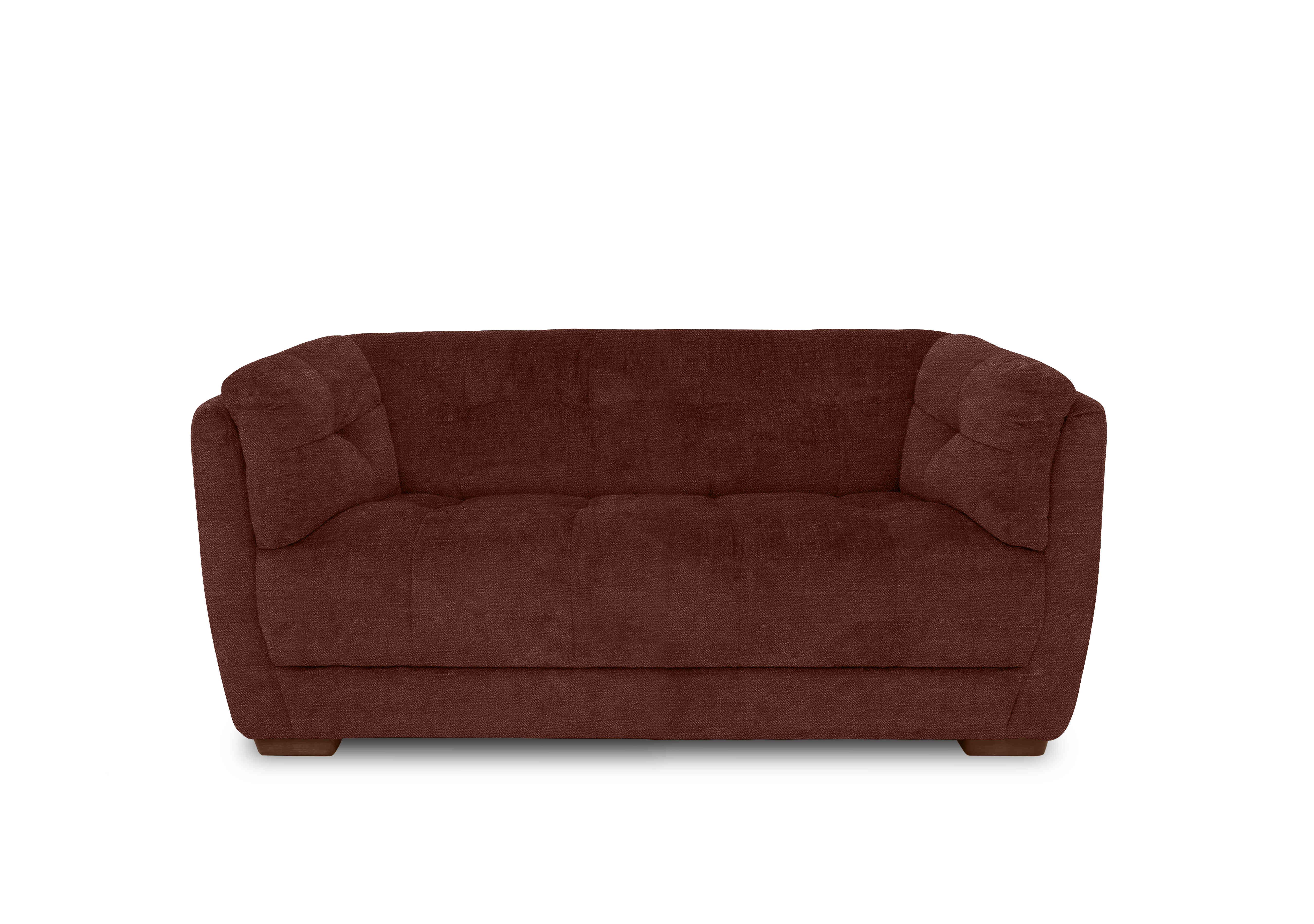 Cartier Fabric 2 Seater Sofa in Tawny With Walnut Feet X3-W019 on Furniture Village