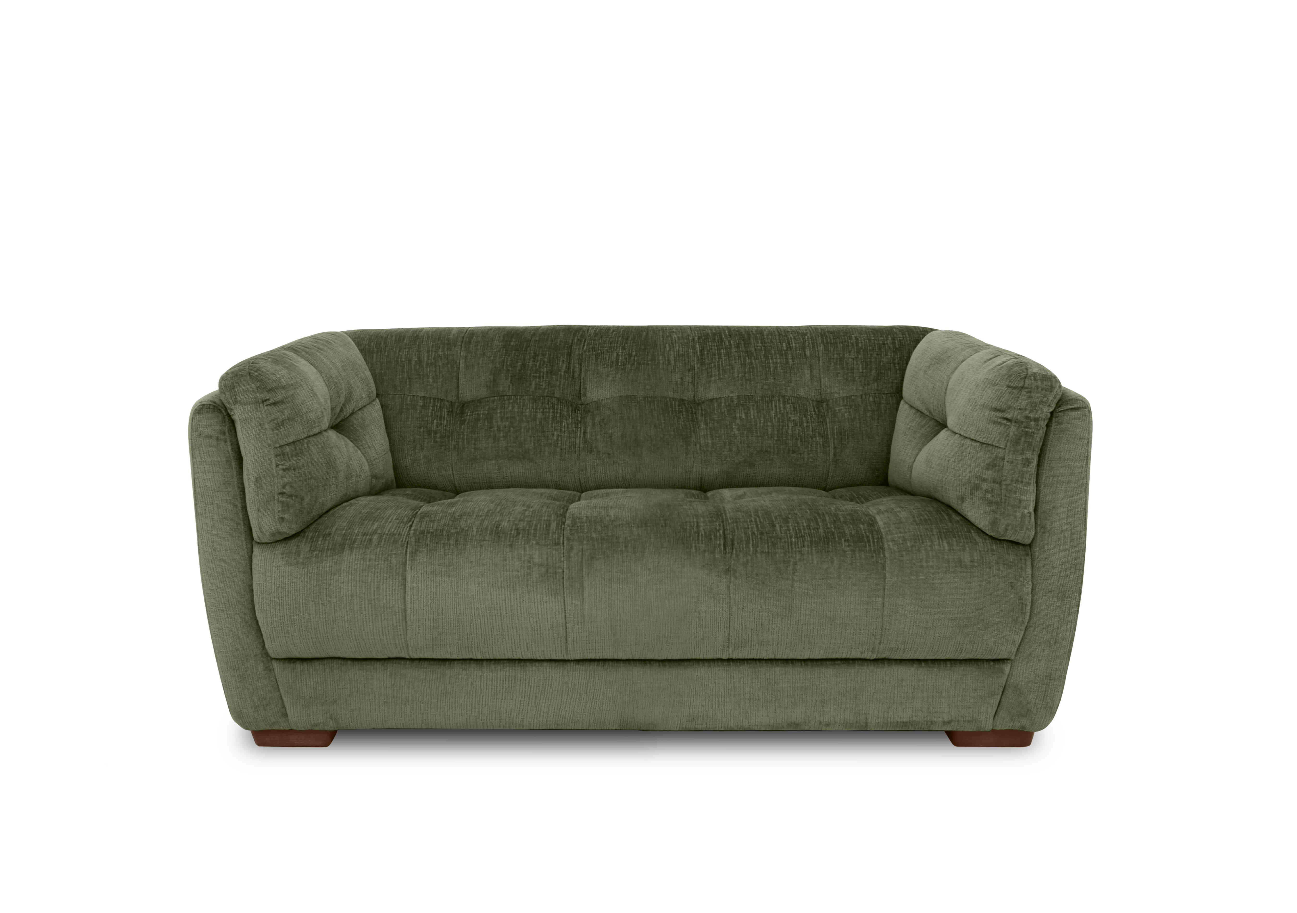 Cartier Fabric 2 Seater Sofa in X3-A616 Hunter Green Wal Ft on Furniture Village