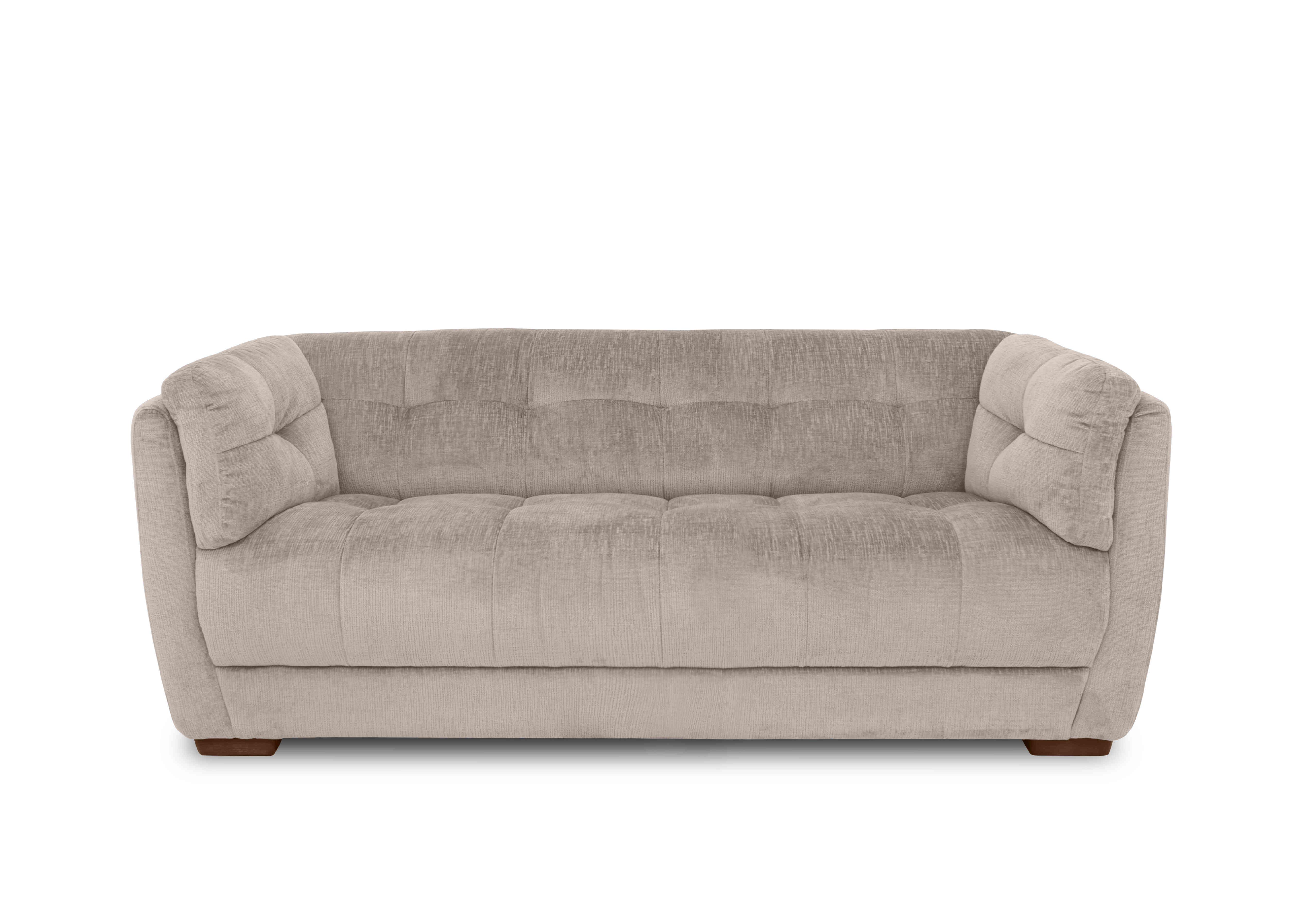 Cartier Fabric 3 Seater Sofa in Bailey Brown Wal Ft X3-A607 on Furniture Village