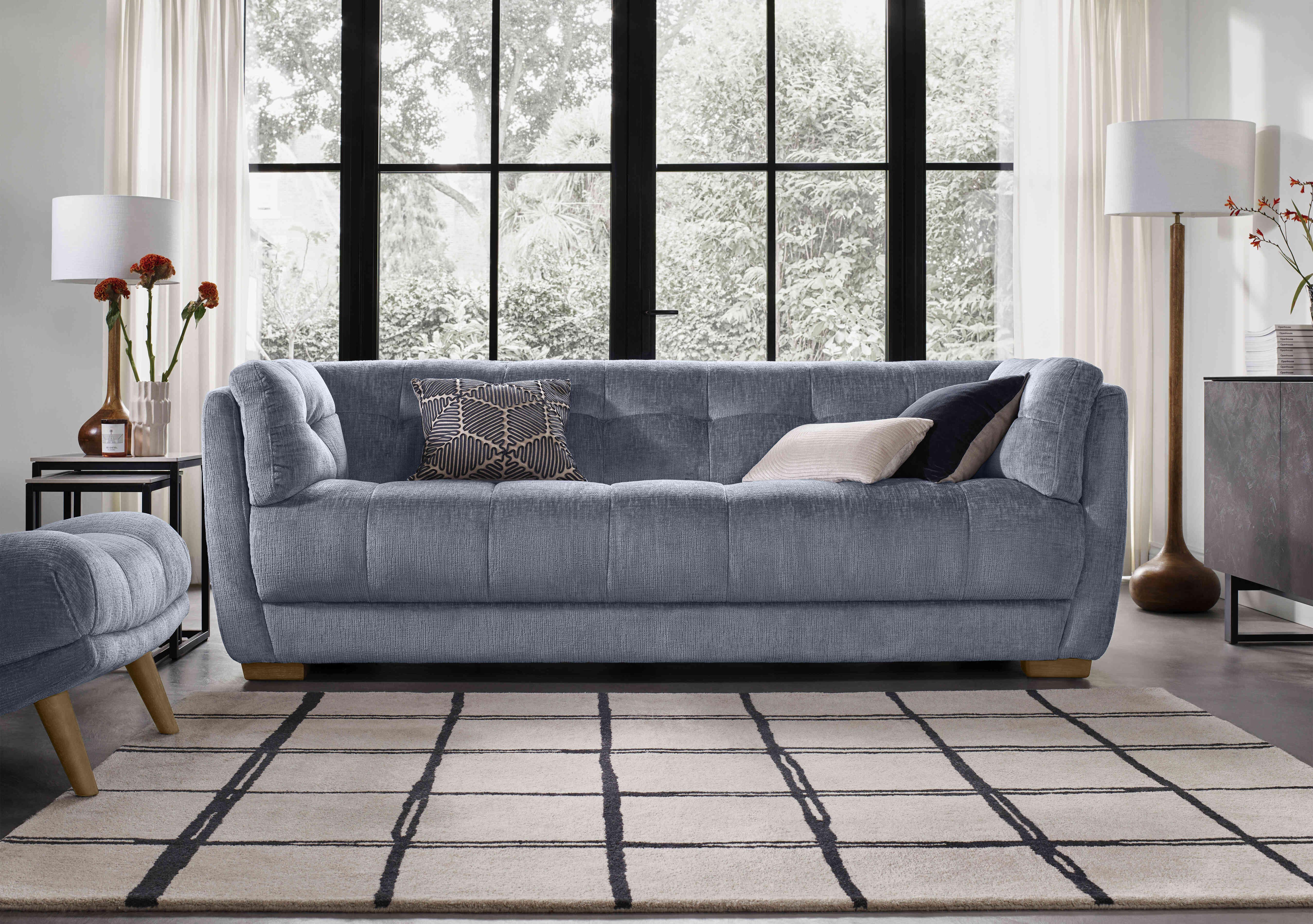 Cartier Fabric 4 Seater Sofa in  on Furniture Village