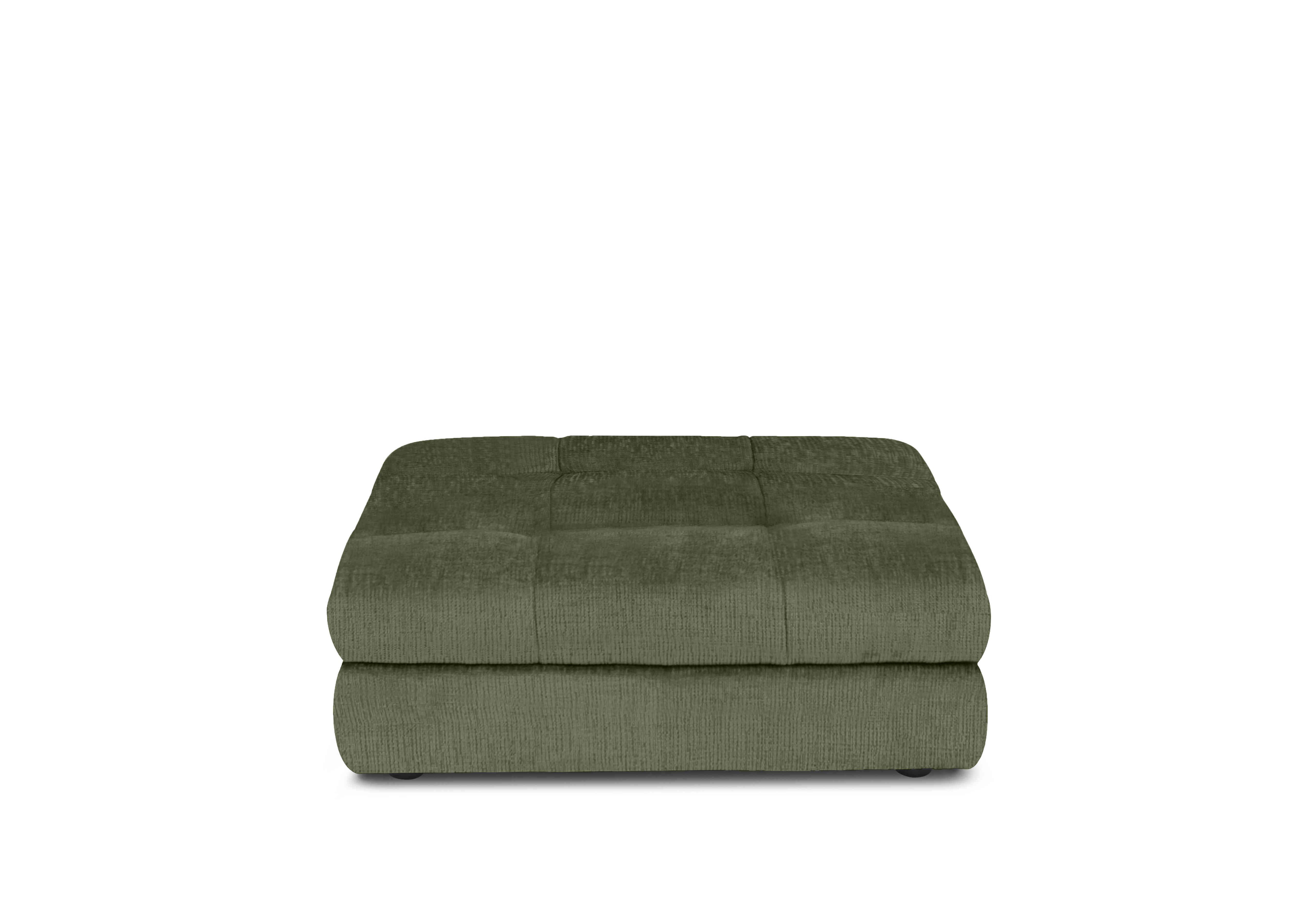 Cartier Fabric Footstool in Hunter Green X3-A616 on Furniture Village