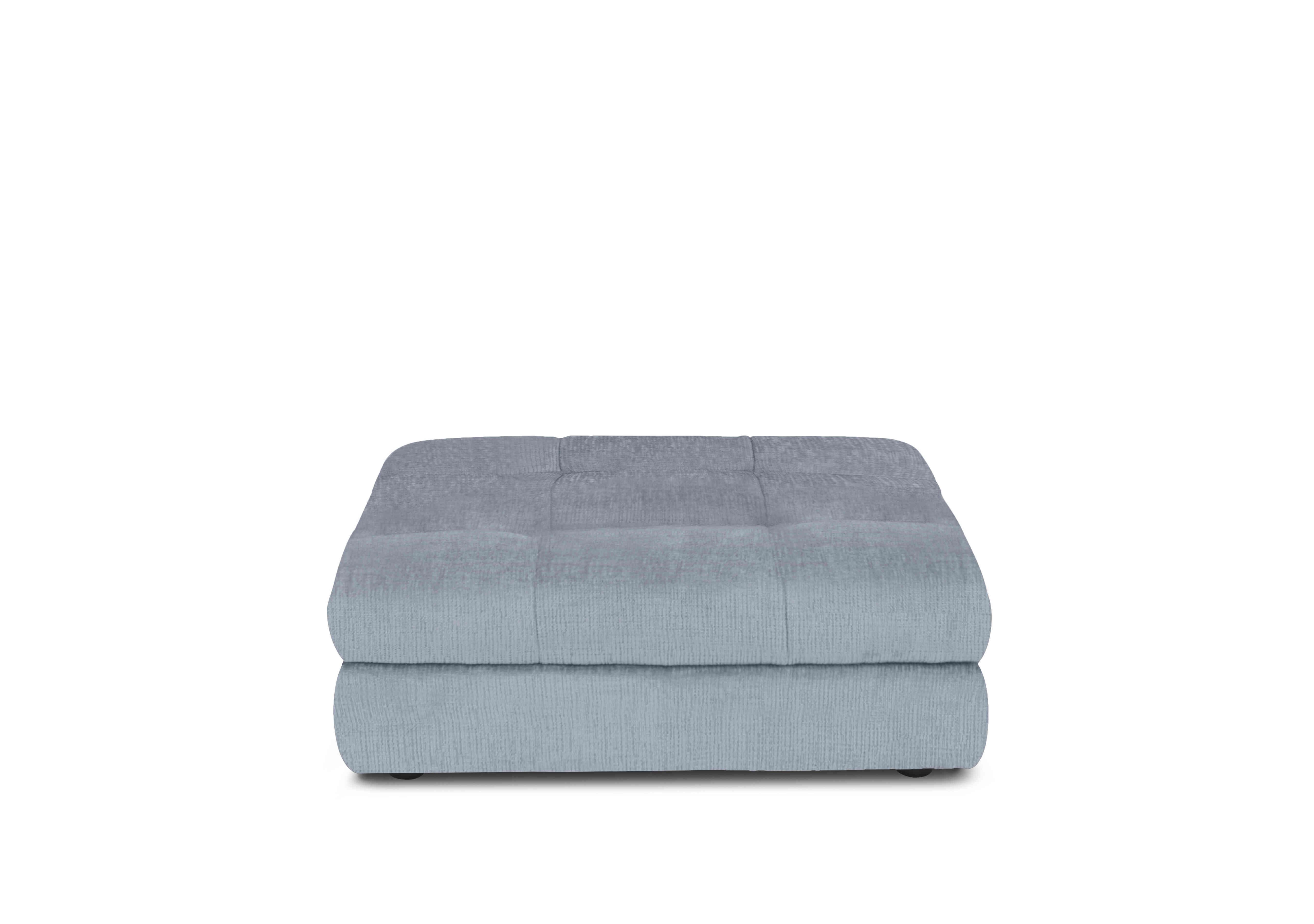 Cartier Fabric Footstool in X1-A609 Boathouse Blue on Furniture Village