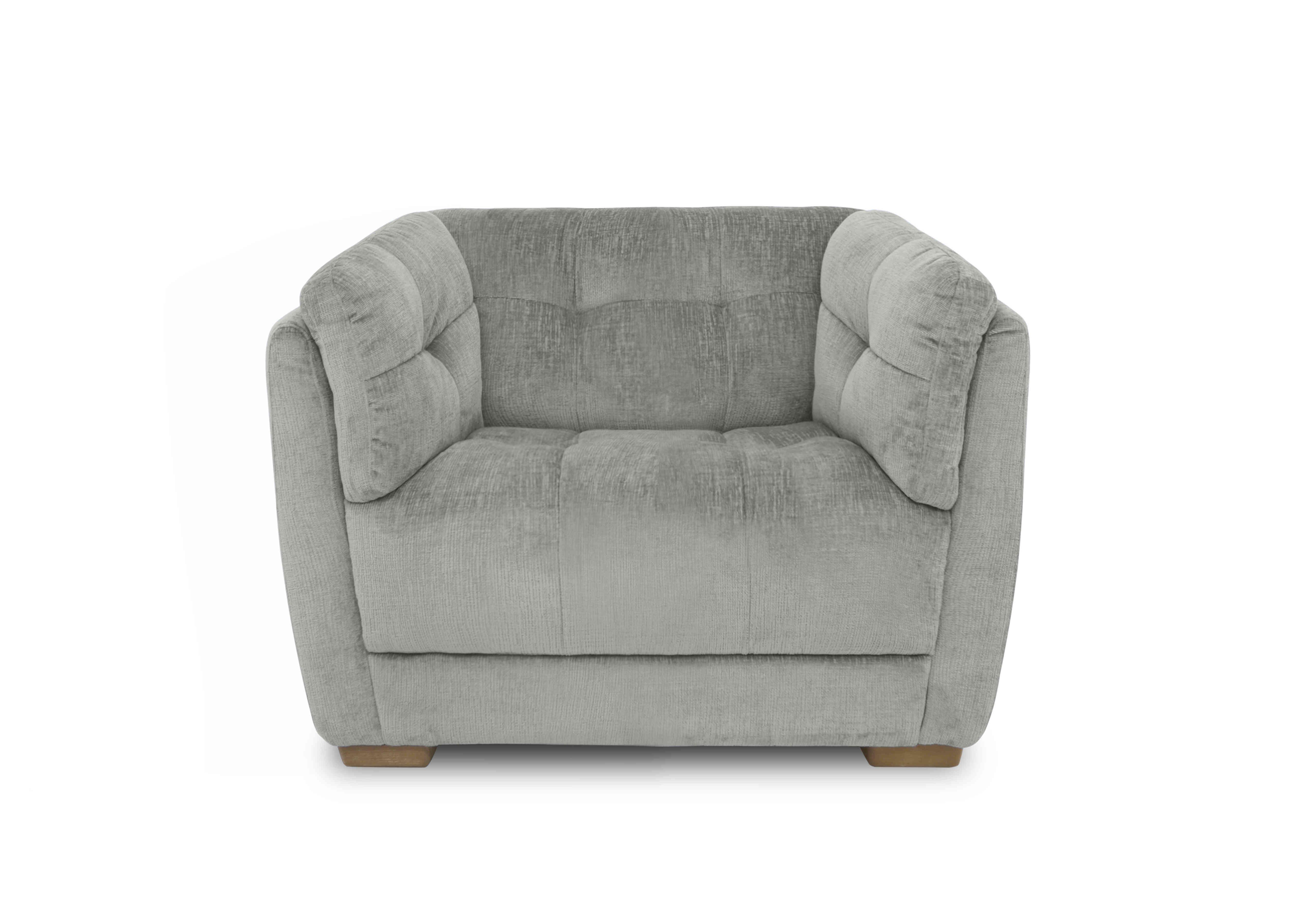 Cartier Fabric Snuggler Chair in Doves Tale Go Ft X1-A622 on Furniture Village