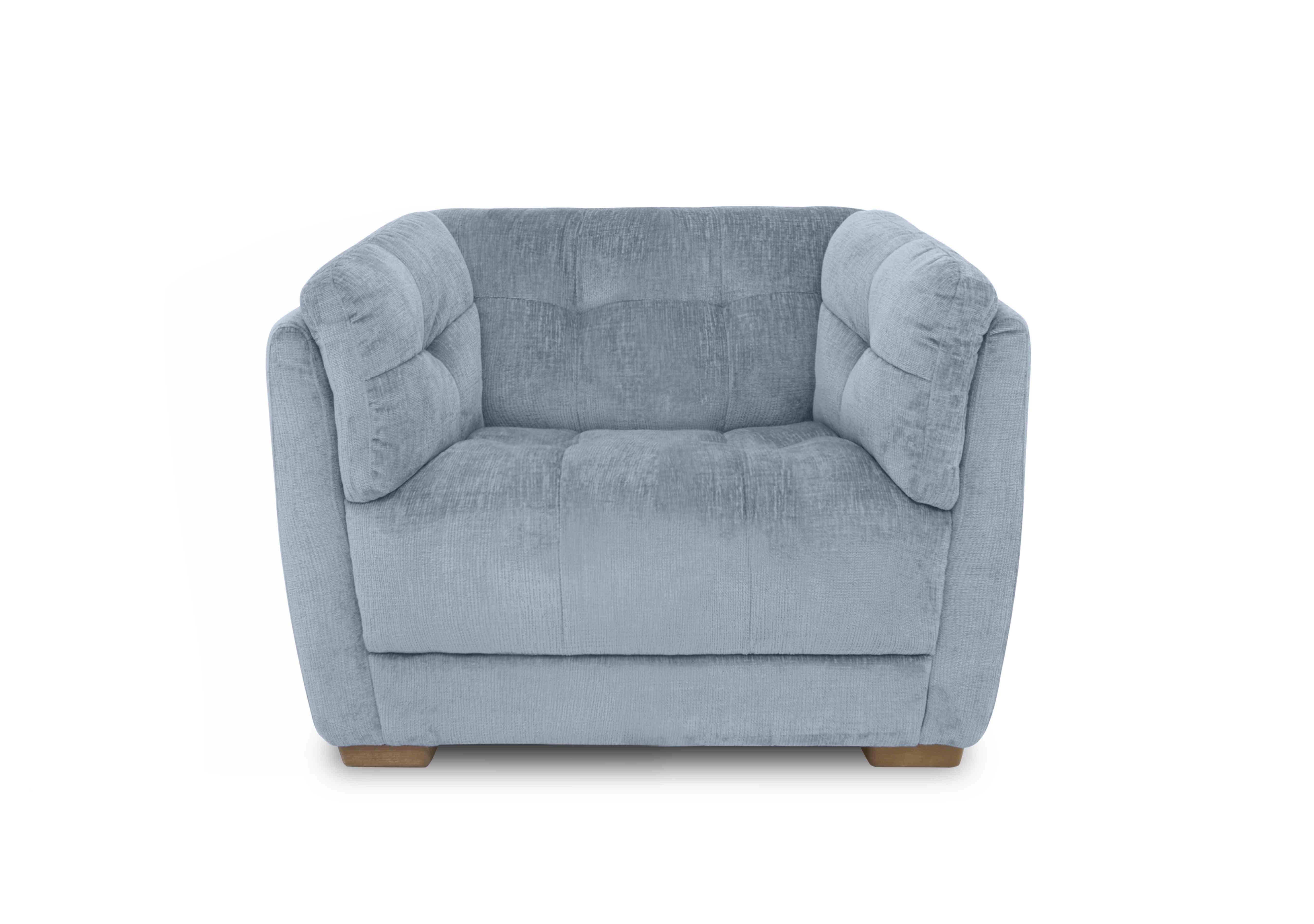 Cartier Fabric Snuggler Chair in X1-A609 Boathouse Blue Go Ft on Furniture Village