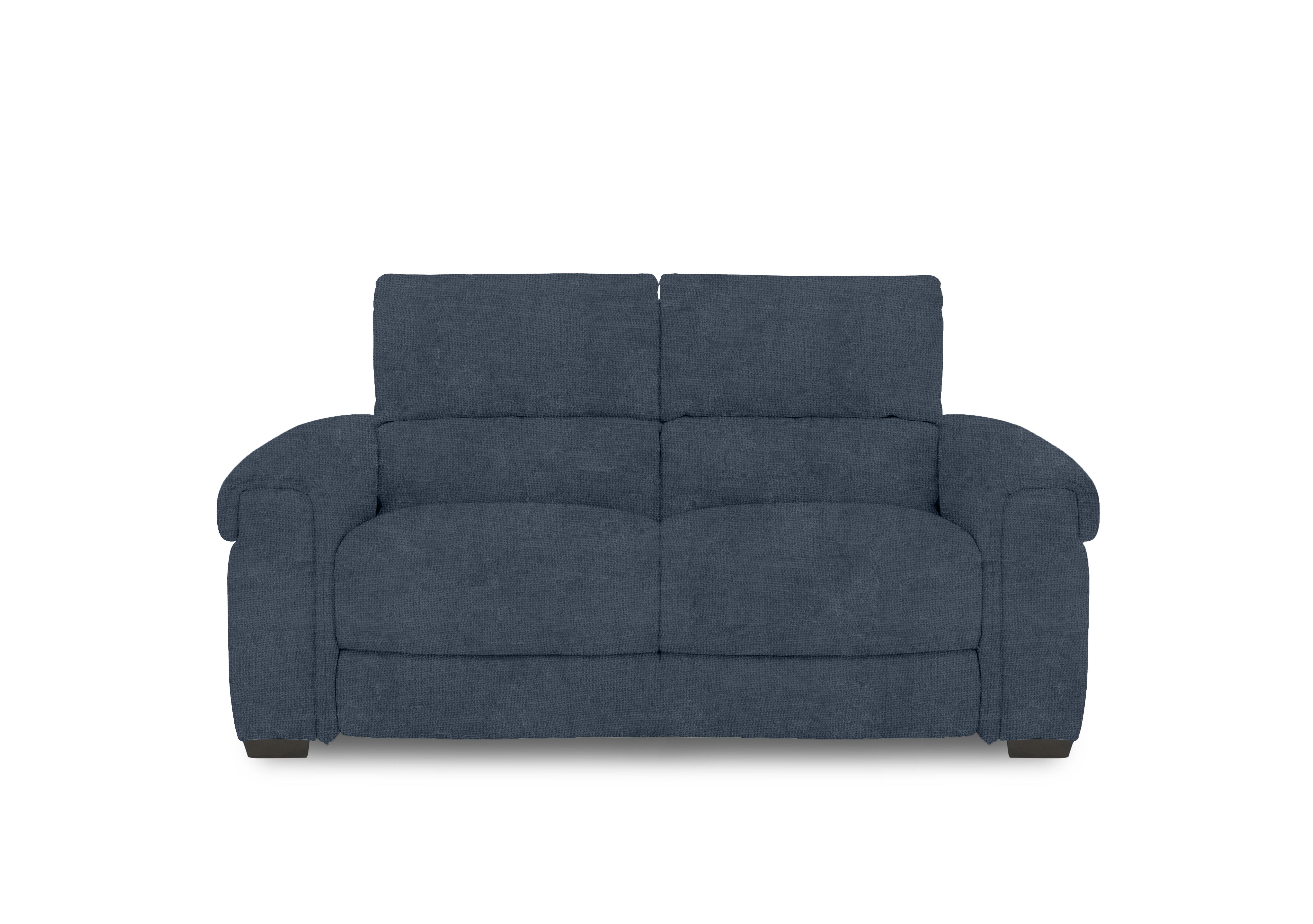 Nixon Fabric 2 Seater Sofa in Fab-Coe-R303 Silverish Blue on Furniture Village