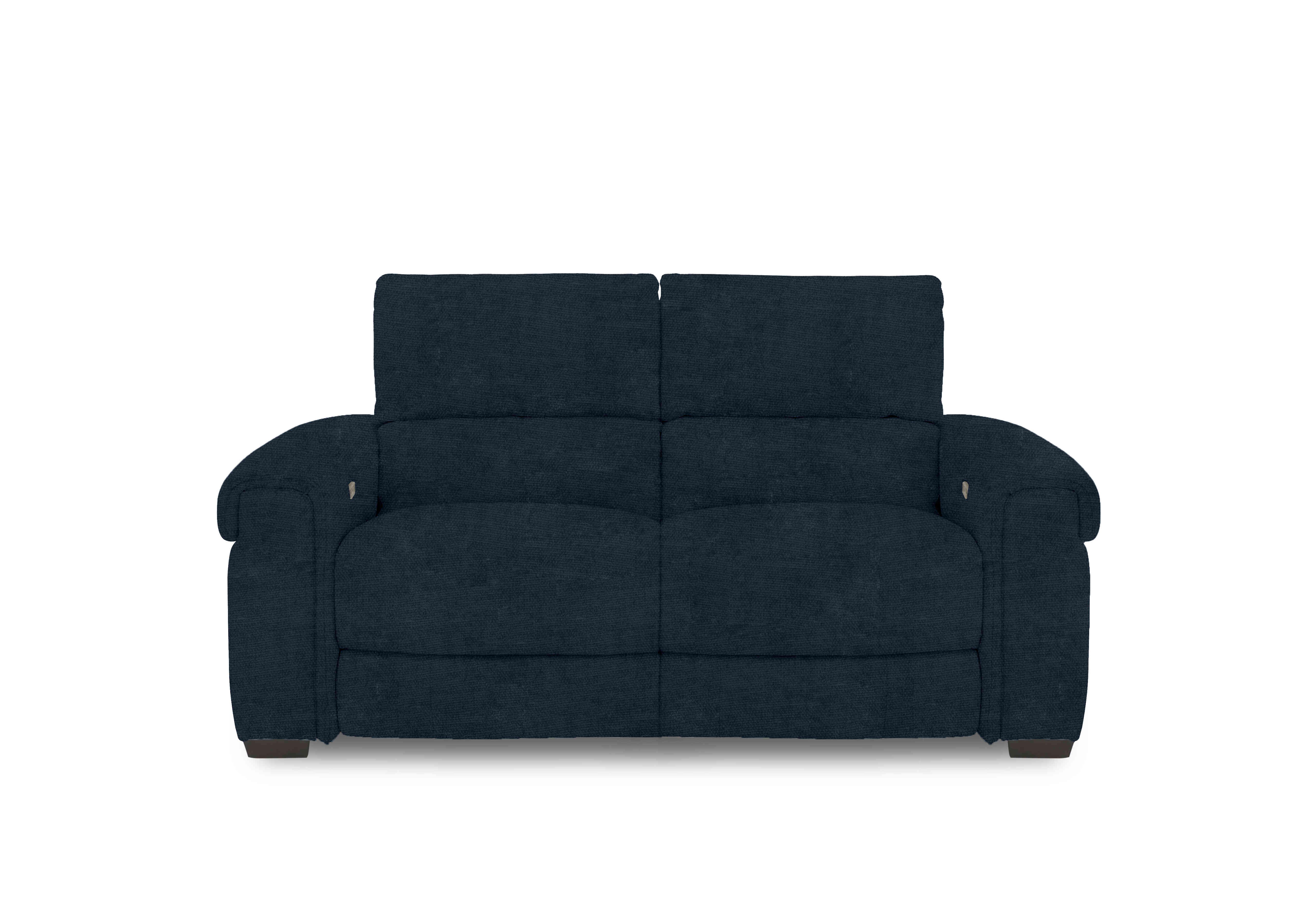 Nixon Fabric 2 Seater Sofa in Fab-Coe-R304 Navy Blue on Furniture Village