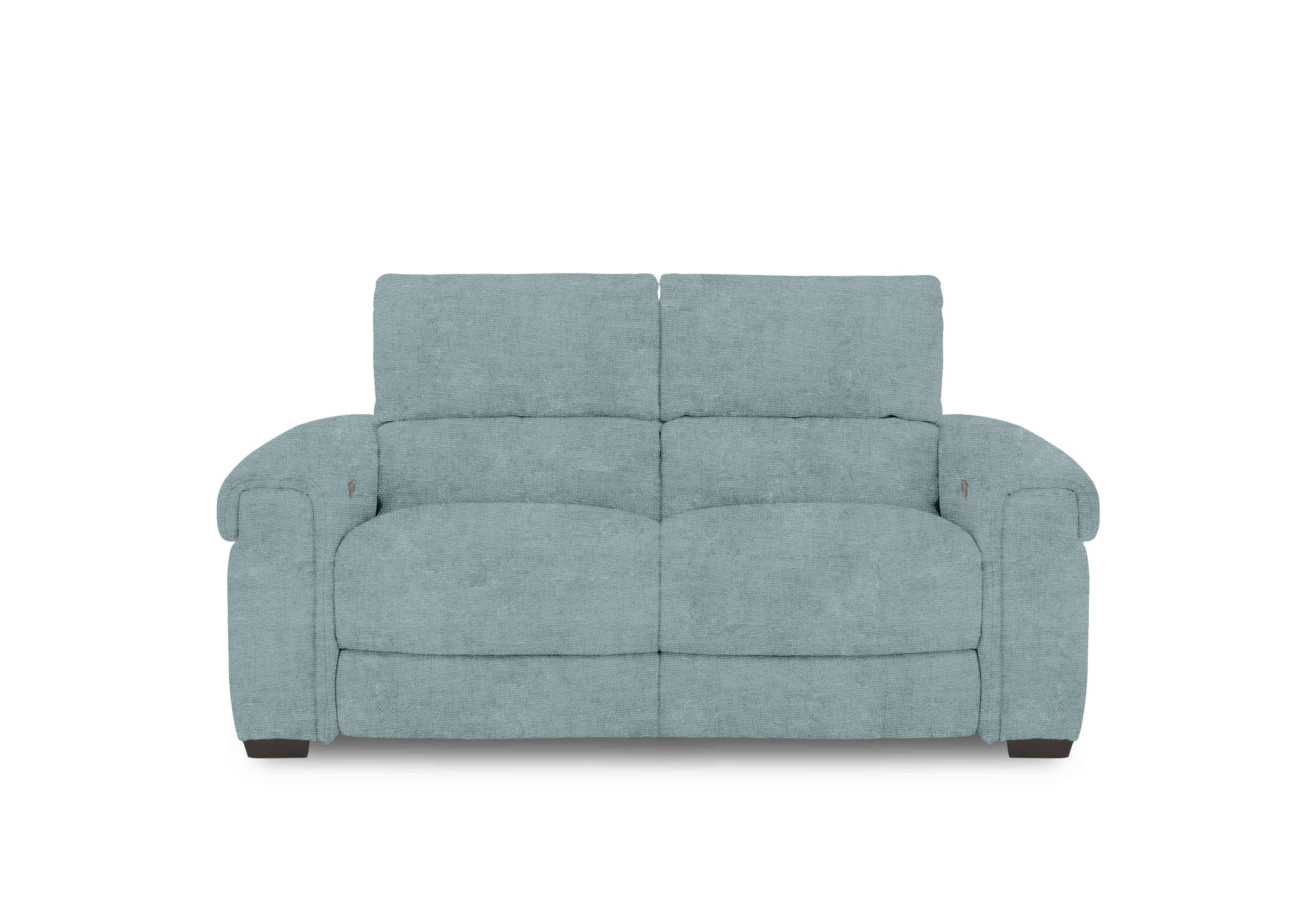 Nixon Fabric 2 Seater Sofa in Fab-Coe-R313 Baby Blue on Furniture Village