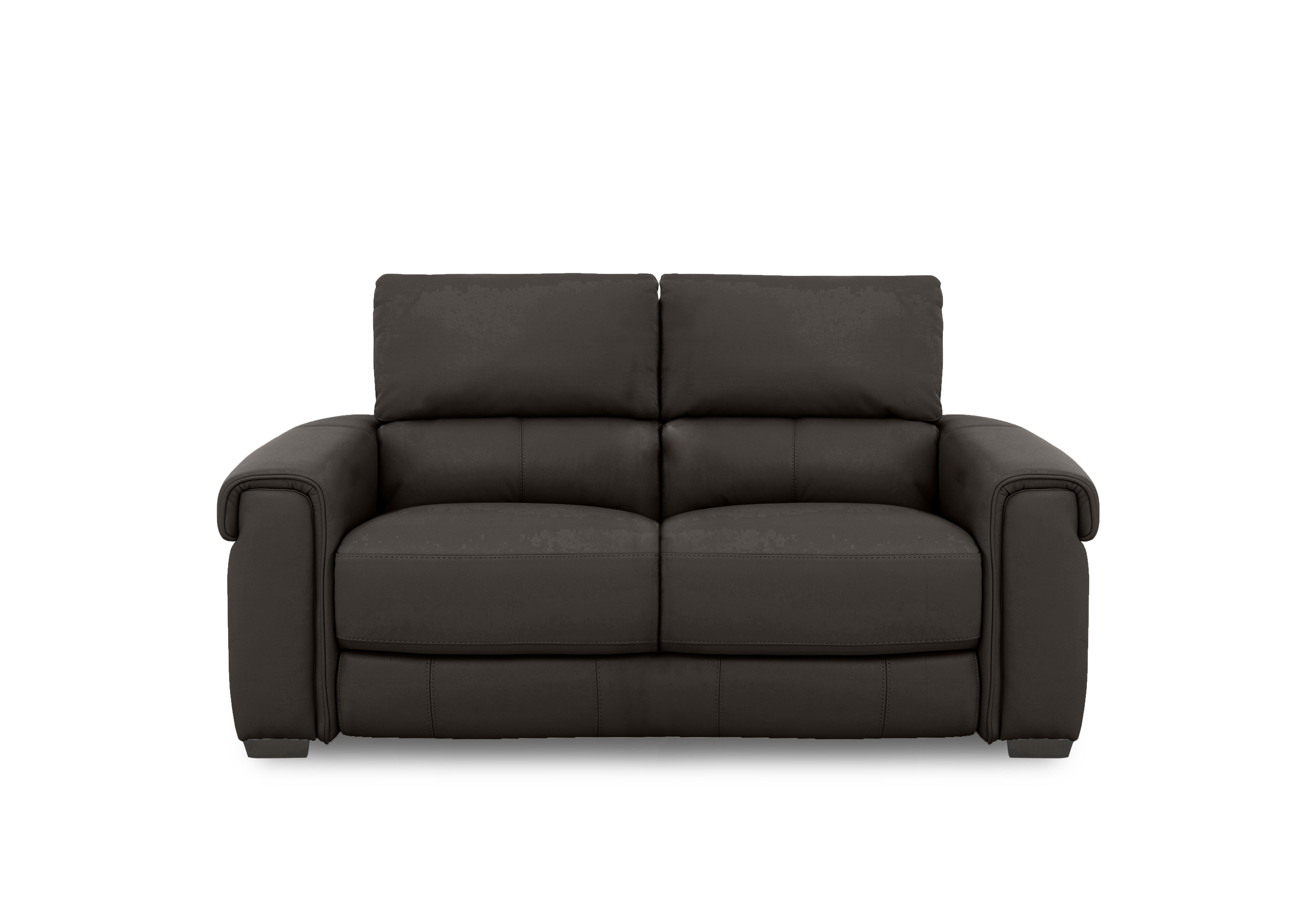 Nixon Leather 2 Seater Sofa in Bv-1748 Dark Chocolate on Furniture Village