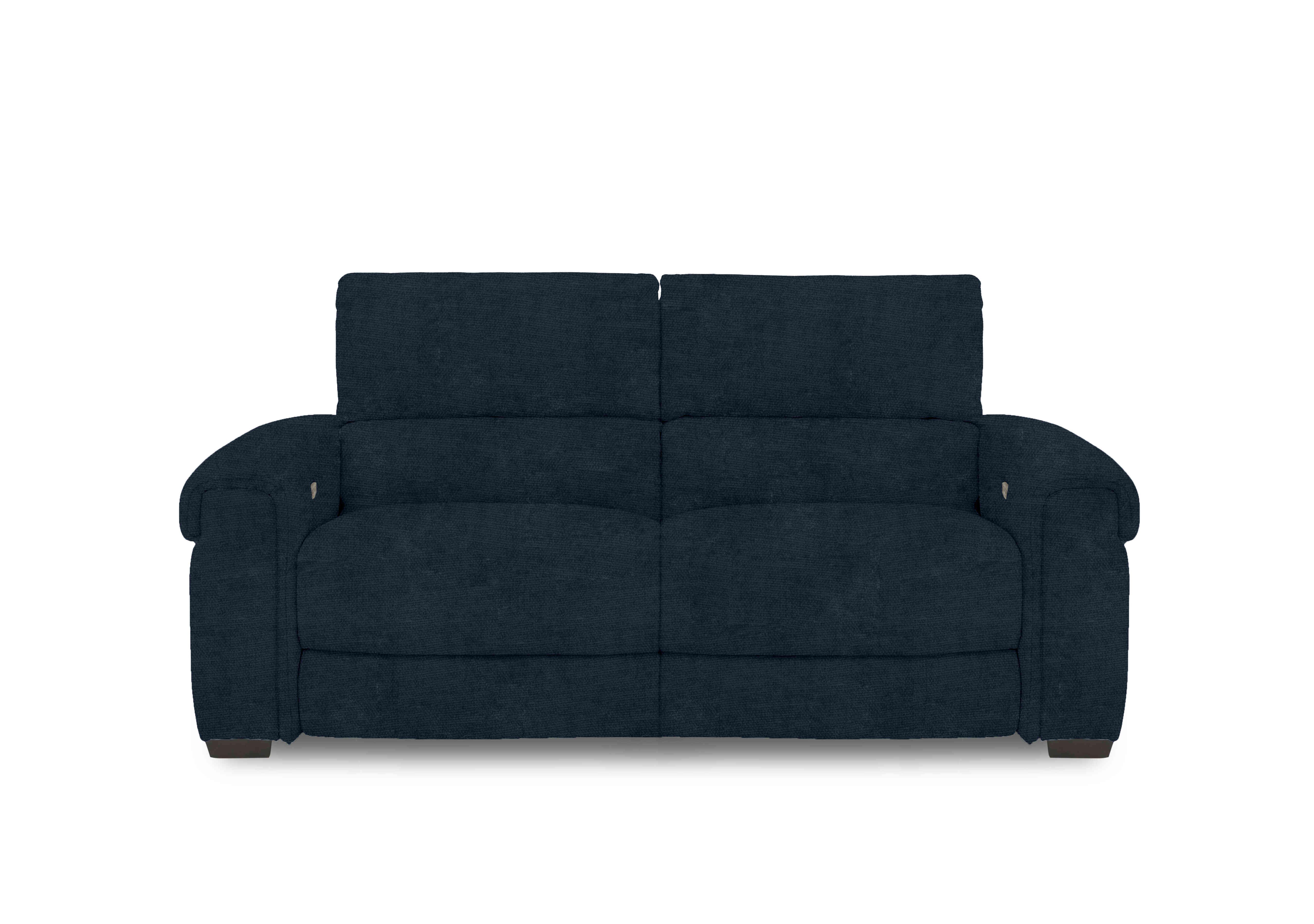 Nixon Fabric 3 Seater Sofa in Fab-Coe-R304 Navy Blue on Furniture Village