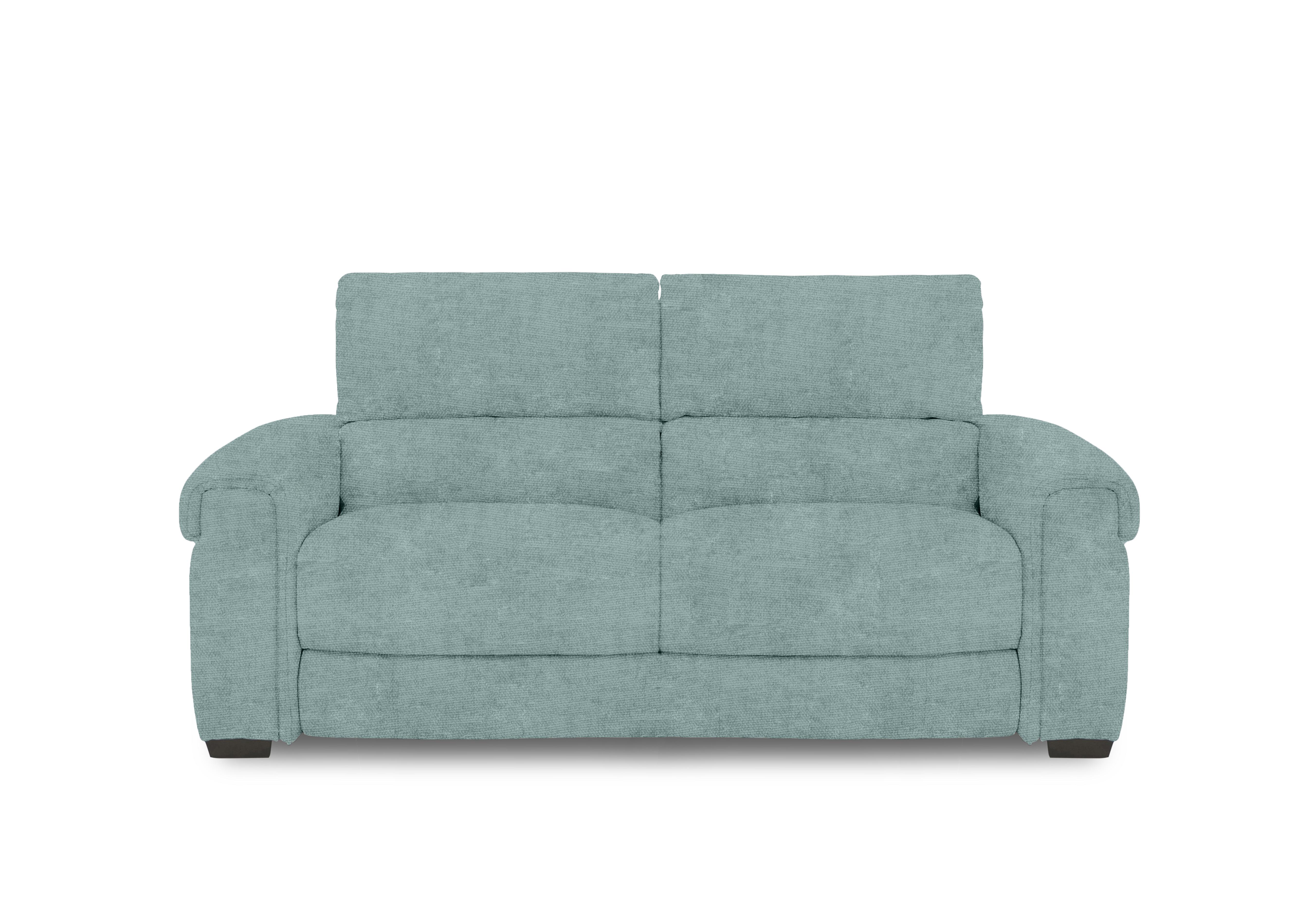 Nixon Fabric 3 Seater Sofa in Fab-Coe-R313 Baby Blue on Furniture Village