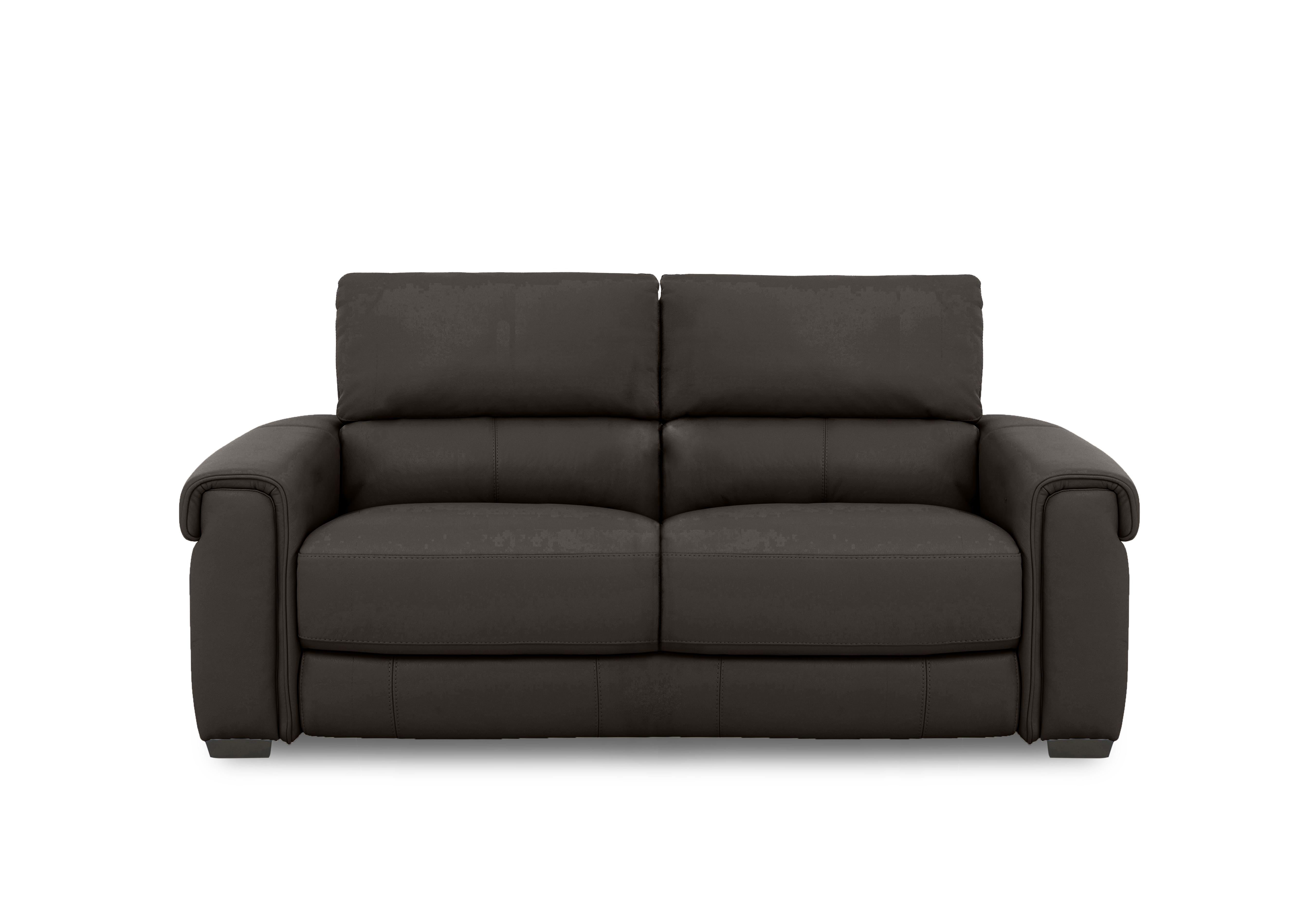 Nixon Leather 3 Seater Sofa in Bv-1748 Dark Chocolate on Furniture Village