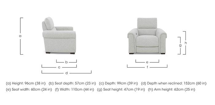Nixon Fabric Chair in  on Furniture Village