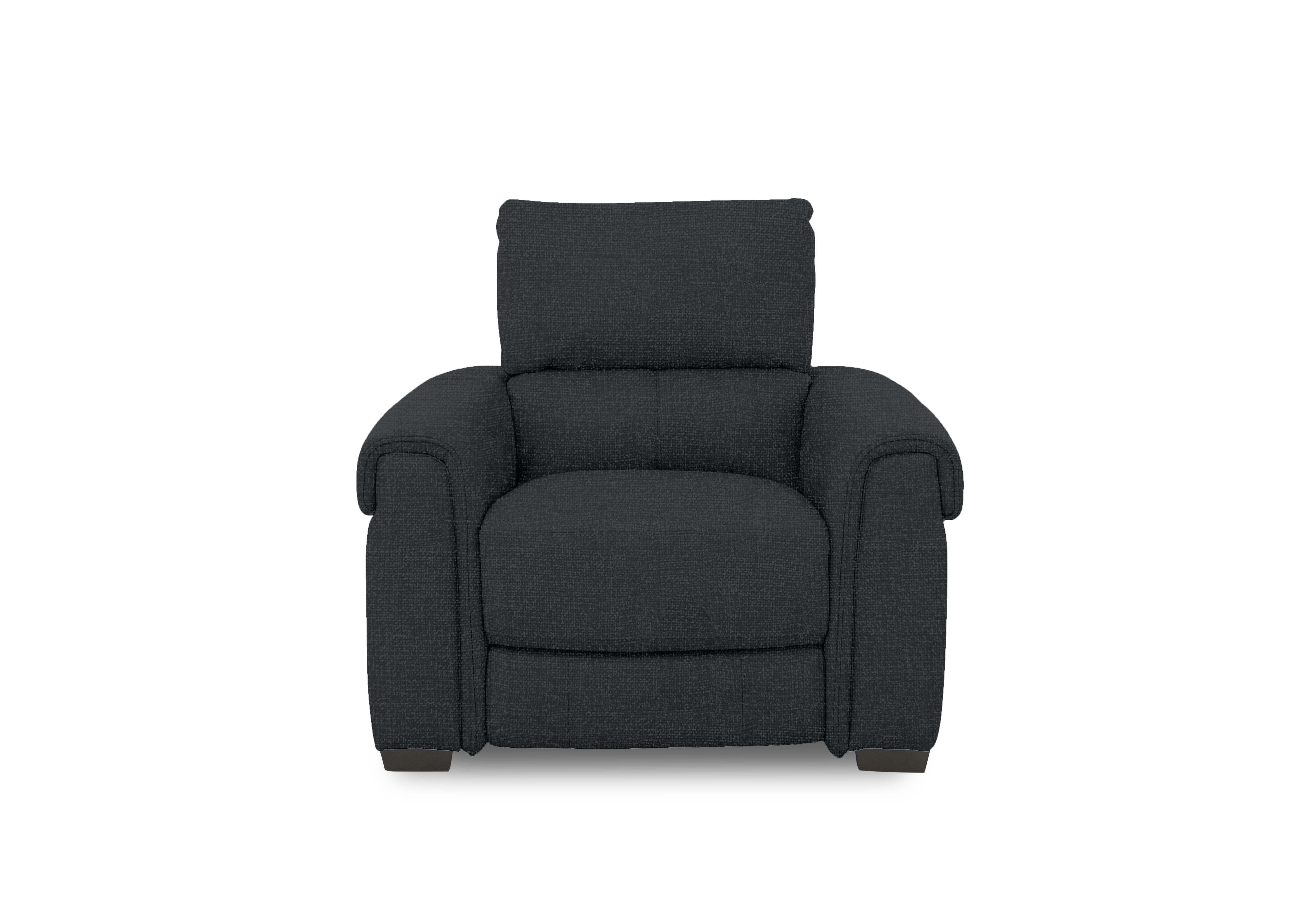 Nixon Fabric Chair in Fab-Cac-R463 Black Mica on Furniture Village