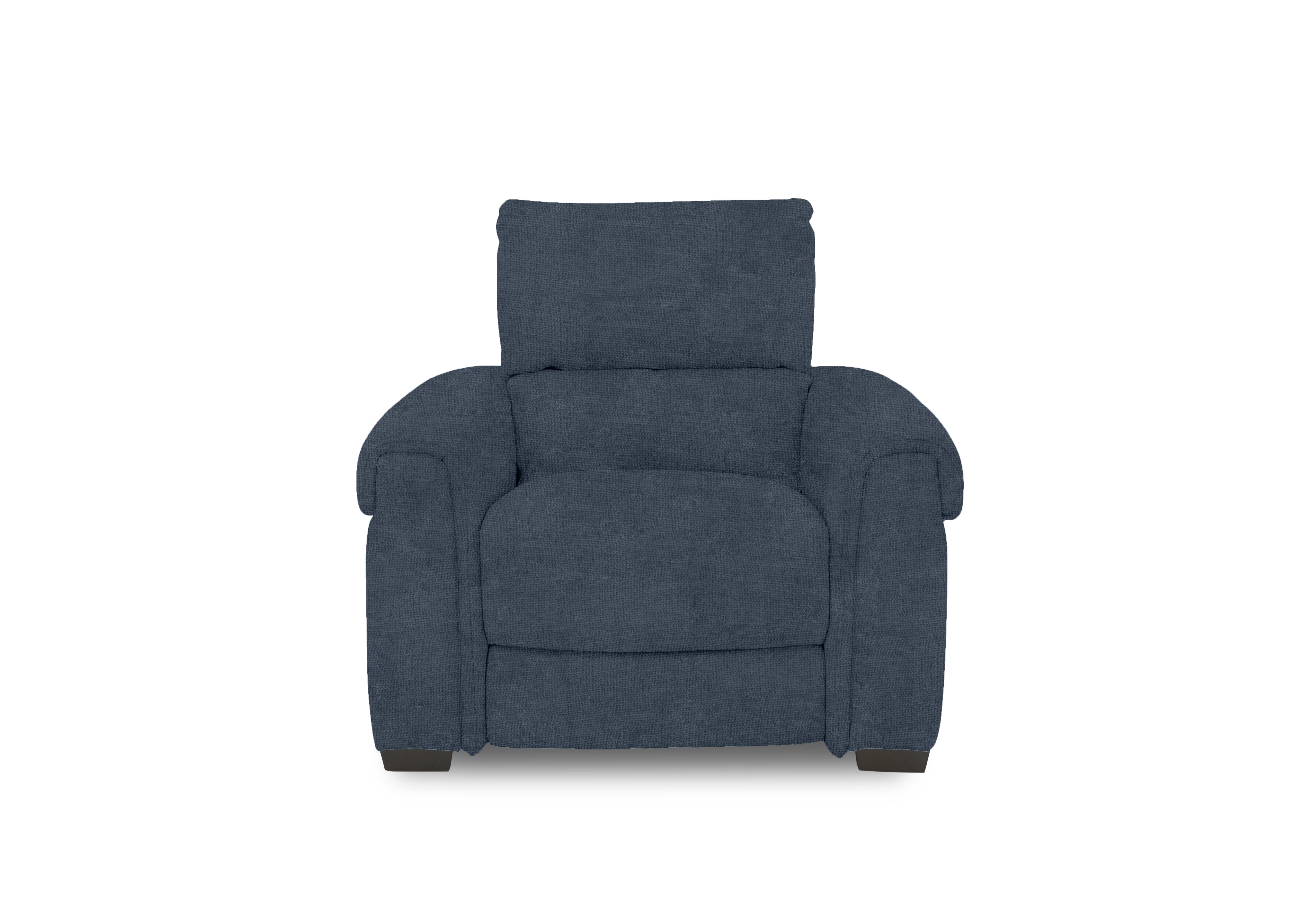 Nixon Fabric Chair in Fab-Coe-R303 Silverish Blue on Furniture Village
