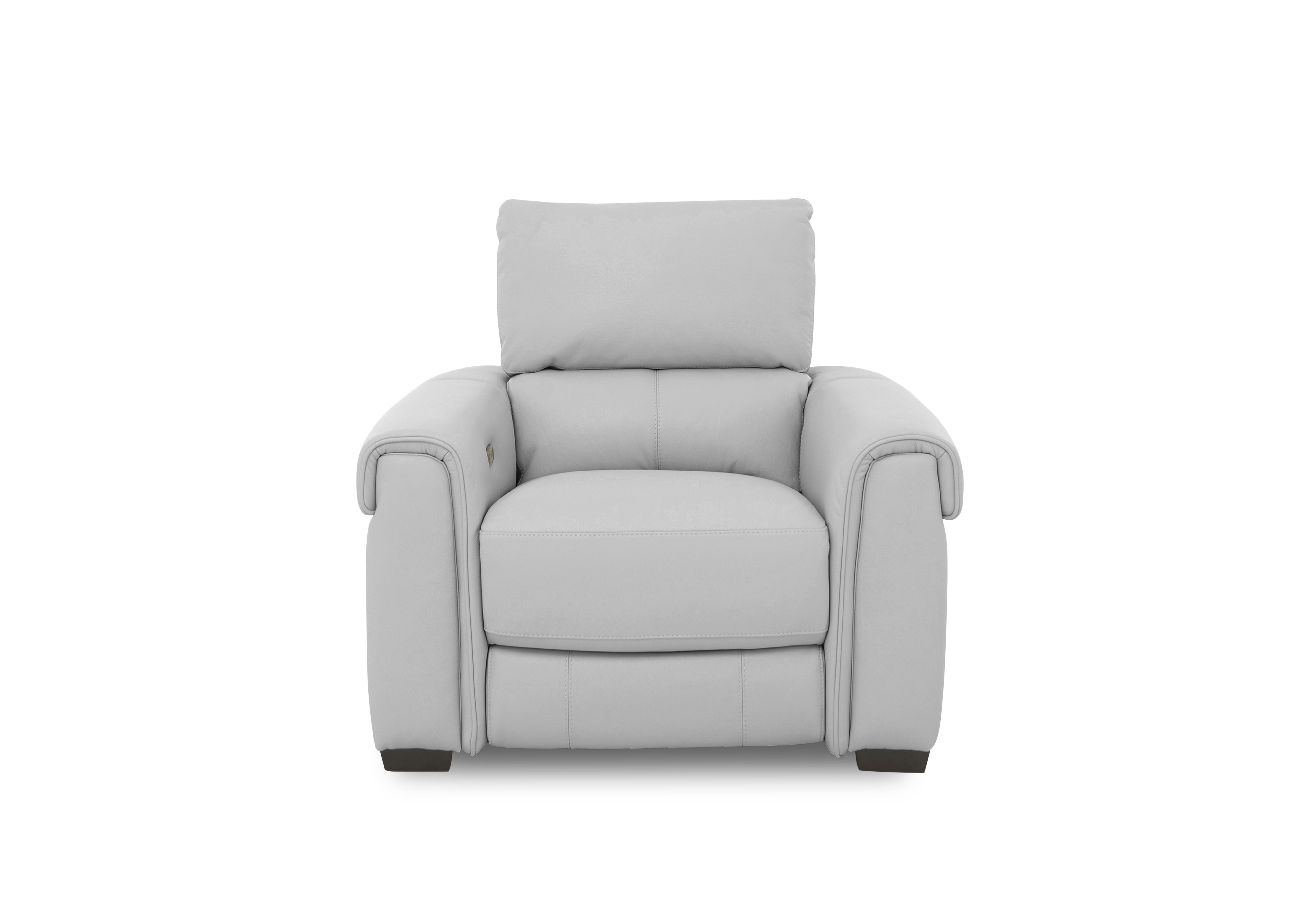 Nixon Leather Chair in Hw-251e Grey on Furniture Village