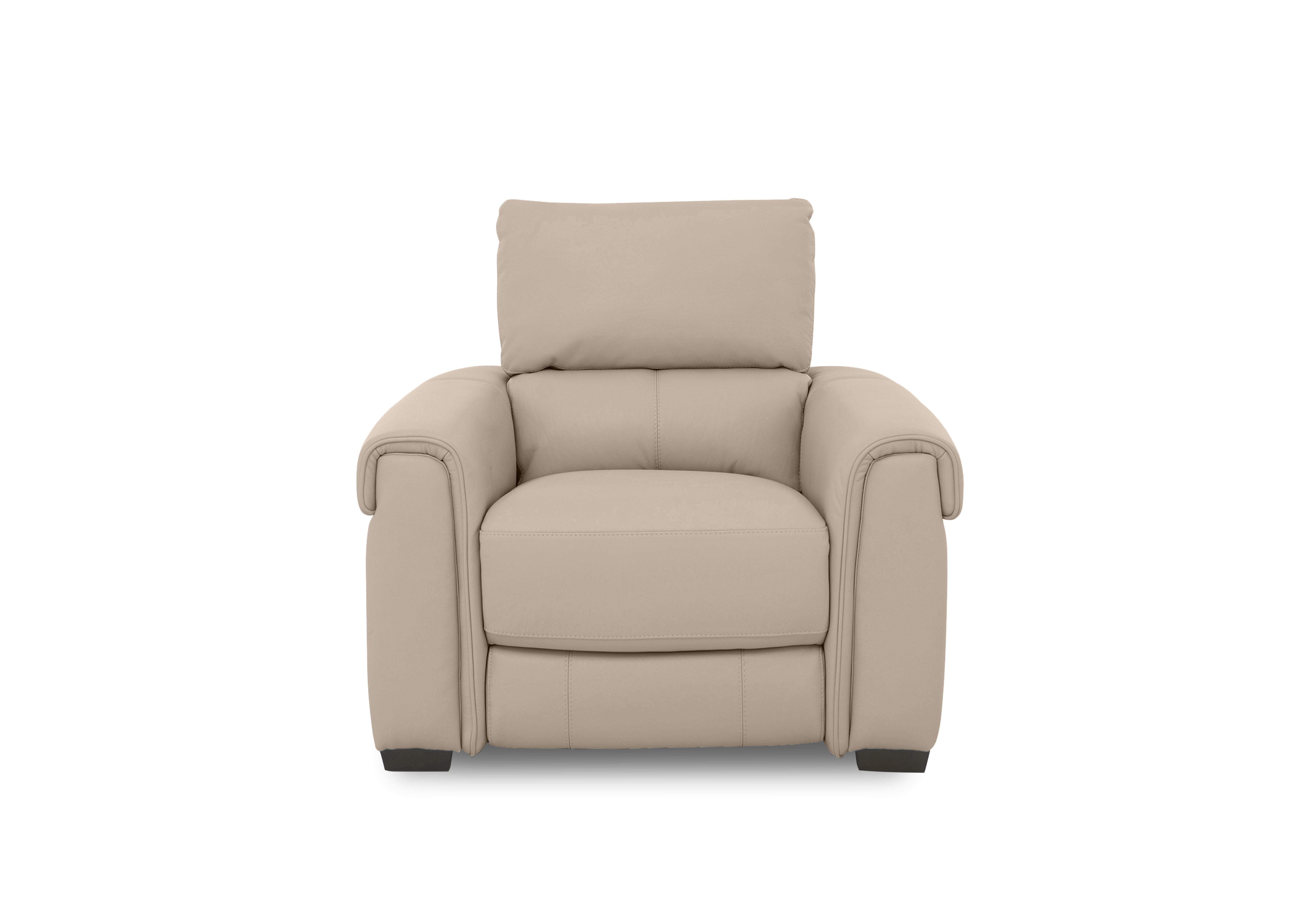 Nixon Leather Chair in Nc-039c Pebble on Furniture Village