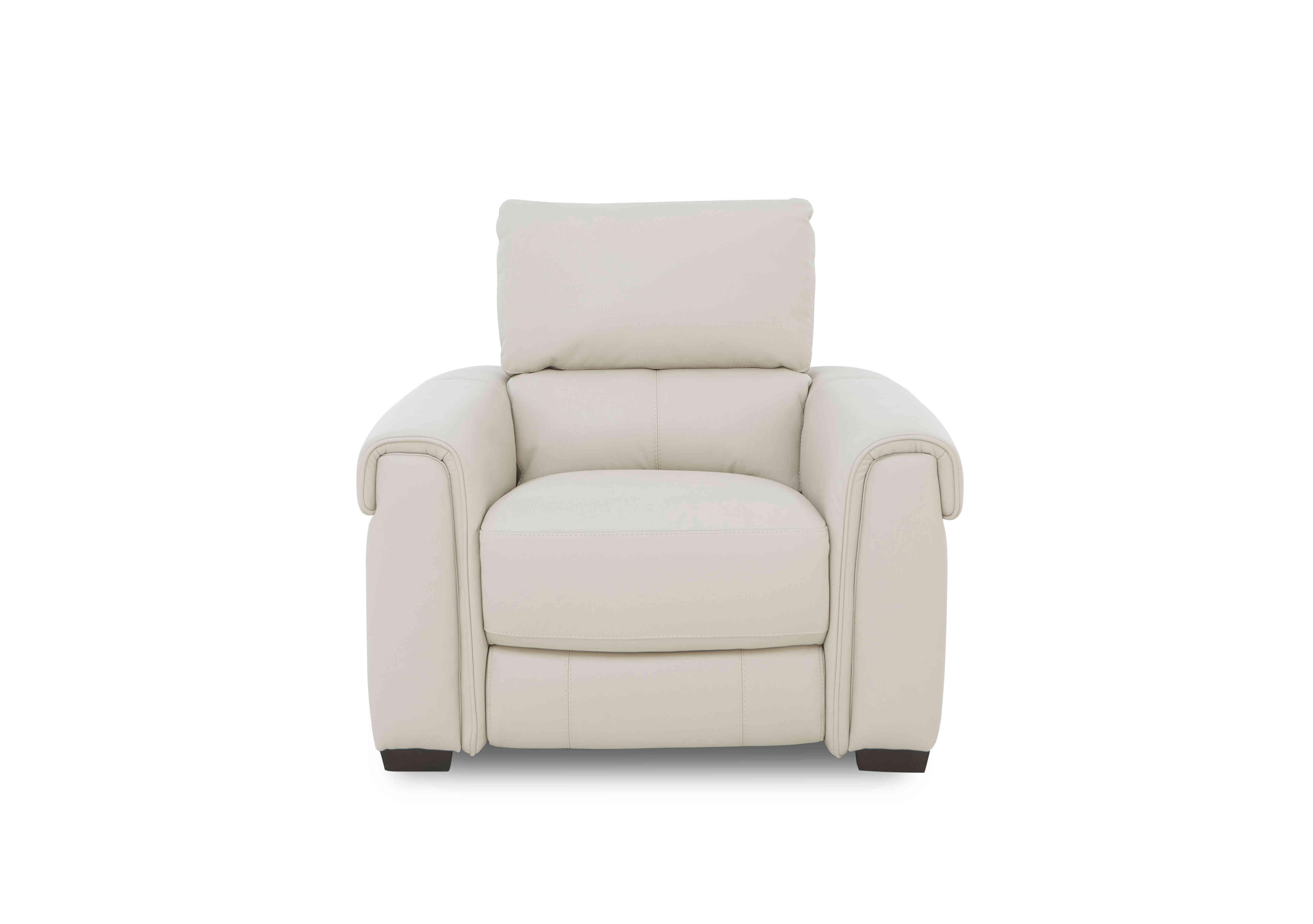 Nixon Leather Chair in Nc-156e Frost on Furniture Village