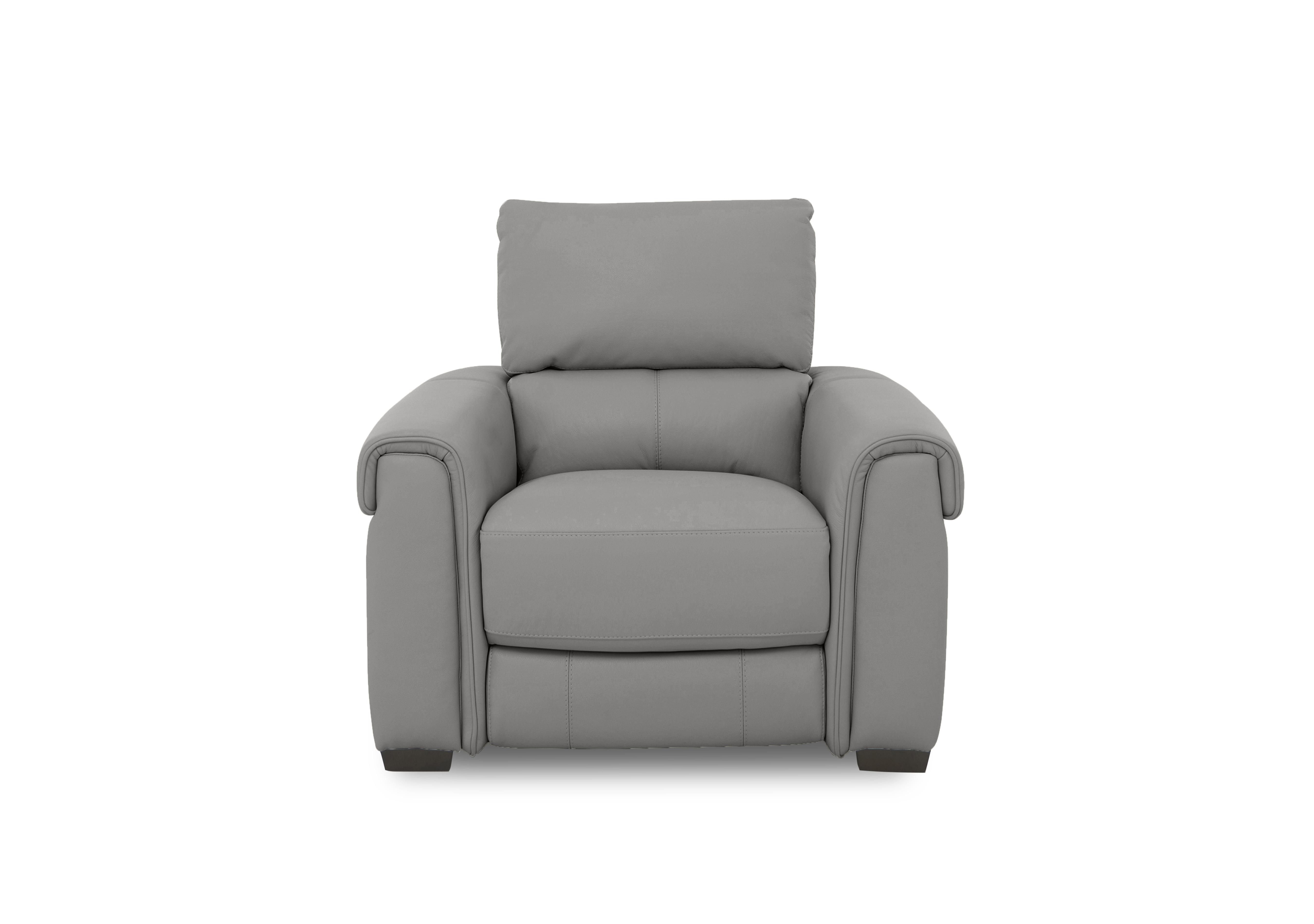 Nixon Leather Chair in Nc-435e Sleet on Furniture Village