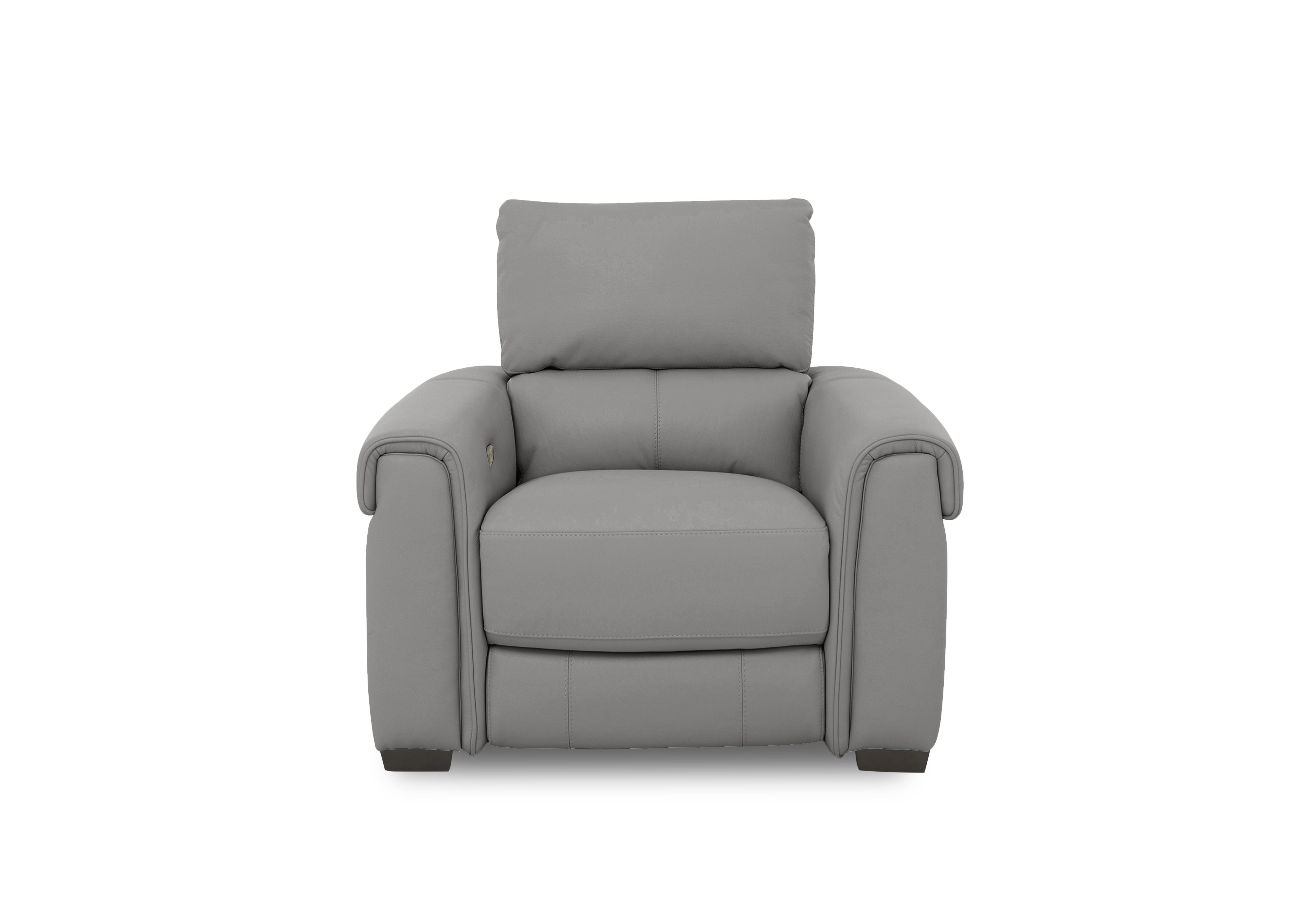 Nixon Leather Chair in Nc-435e Sleet on Furniture Village