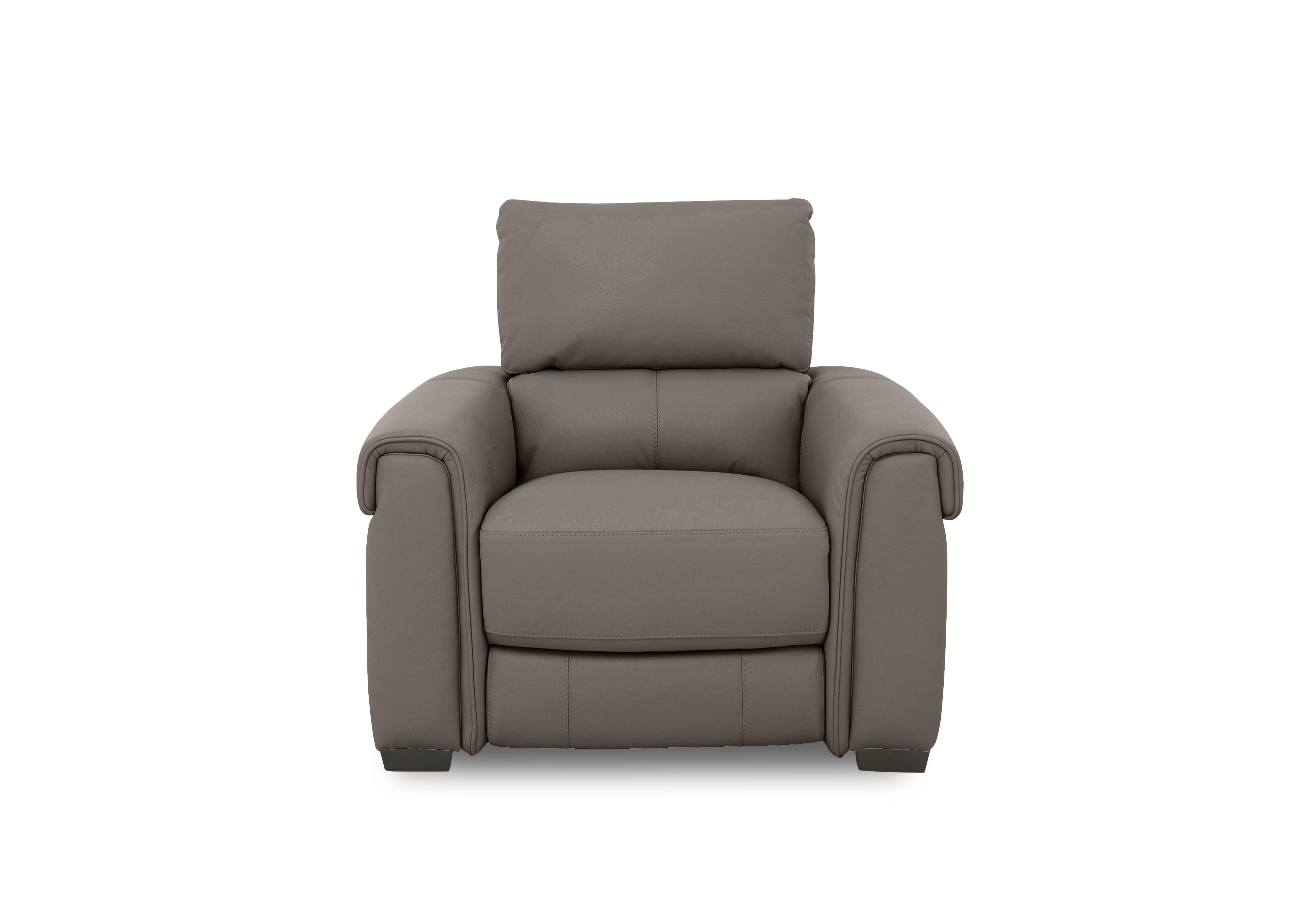Nixon Leather Chair in Nw-042e Elephant on Furniture Village