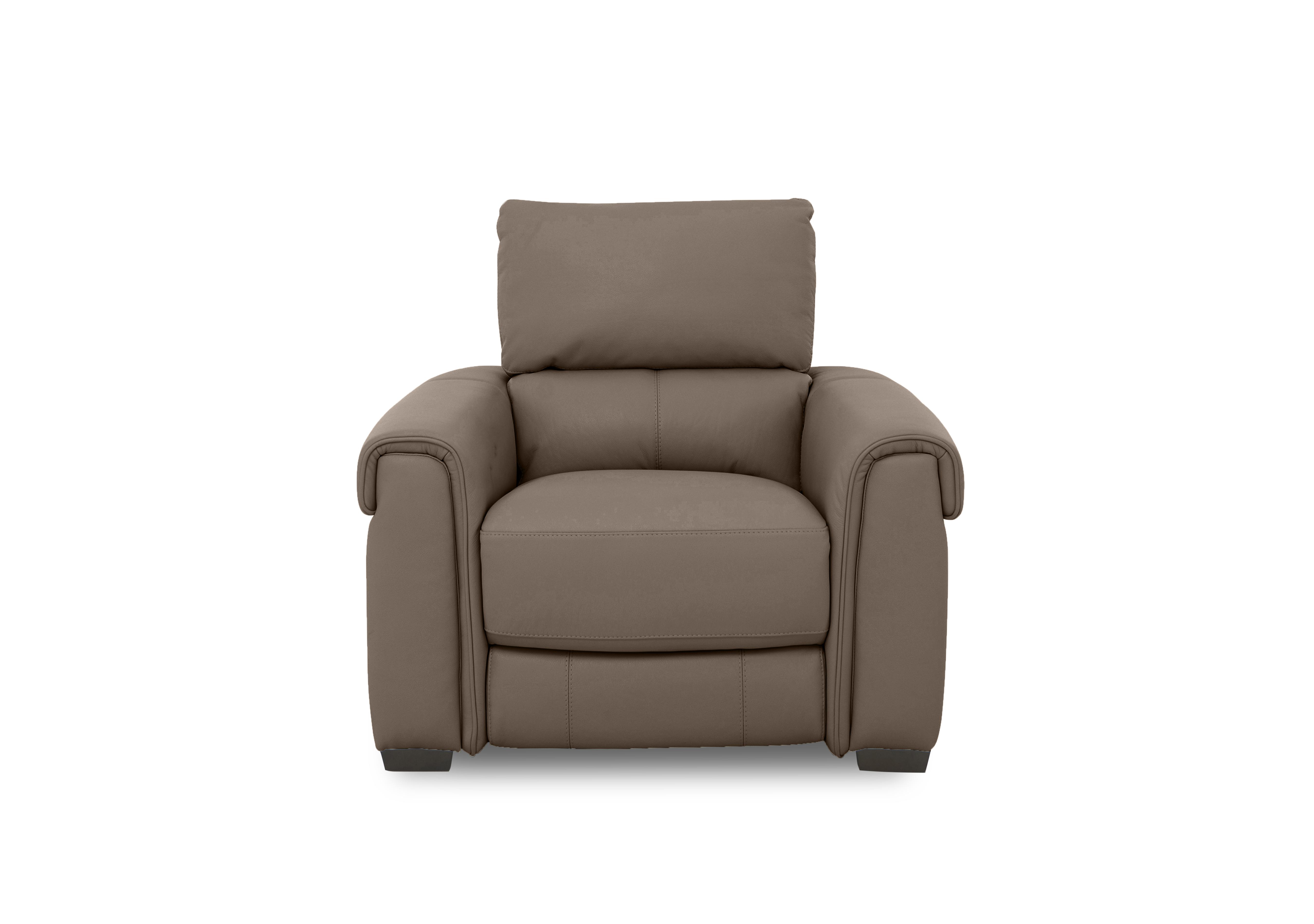 Nixon Leather Chair in Nw-586e Fawn on Furniture Village