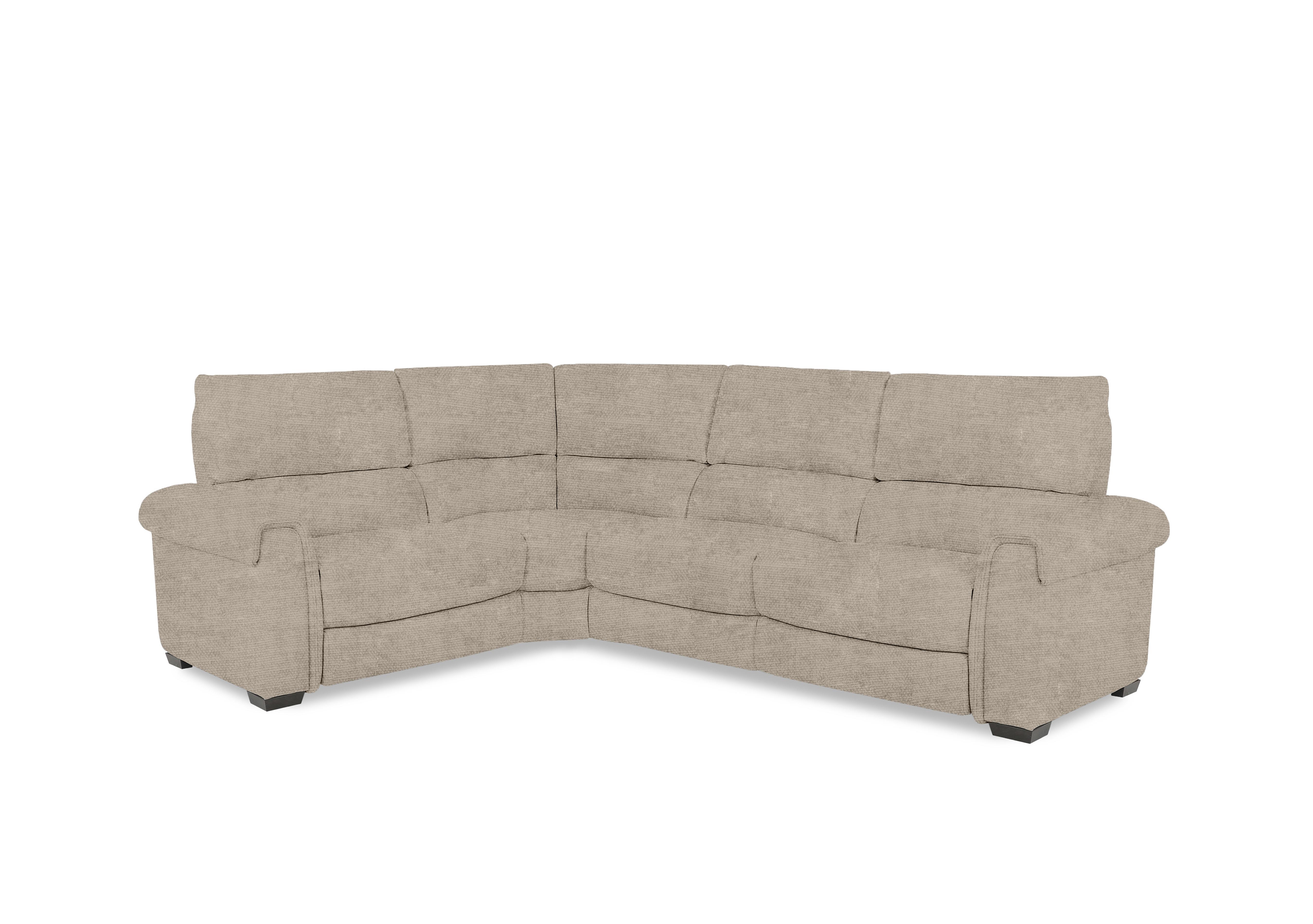 Nixon Fabric Corner Sofa in Fab-Coe-R120 Light Khaki on Furniture Village
