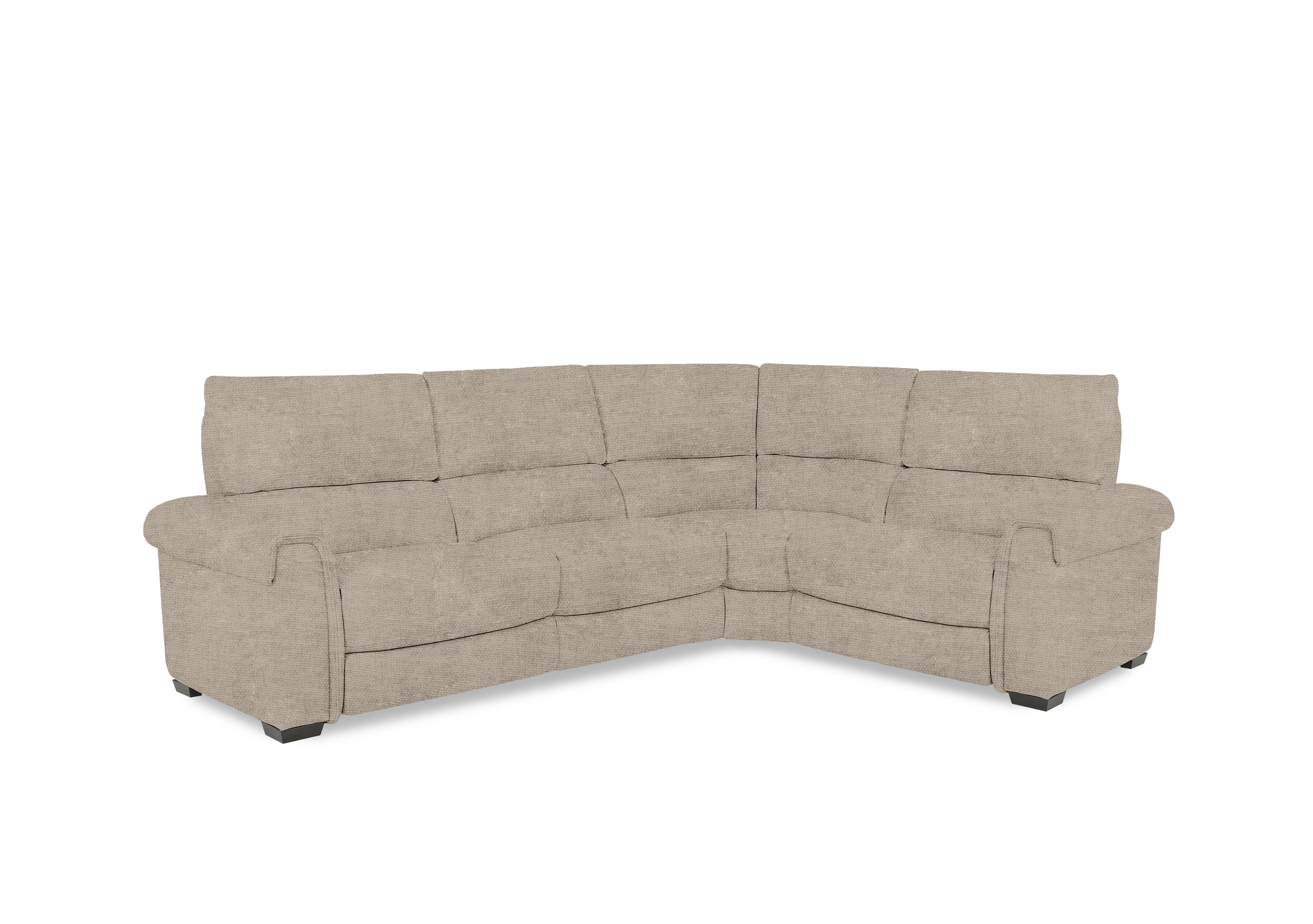 Nixon Fabric Corner Sofa in Fab-Coe-R120 Light Khaki on Furniture Village