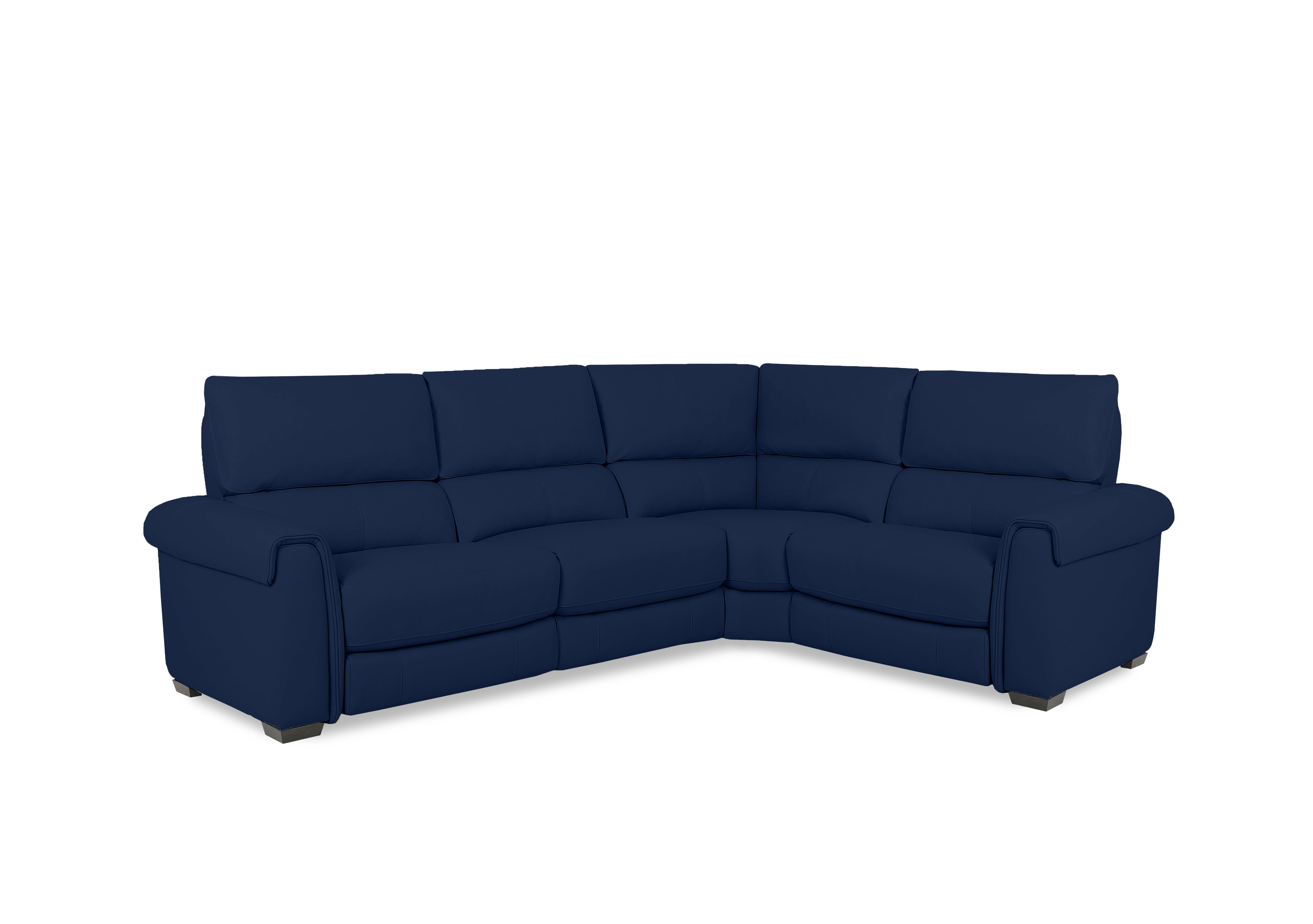 Nixon Fabric Corner Sofa in Fab-Meg-R28 Navy on Furniture Village