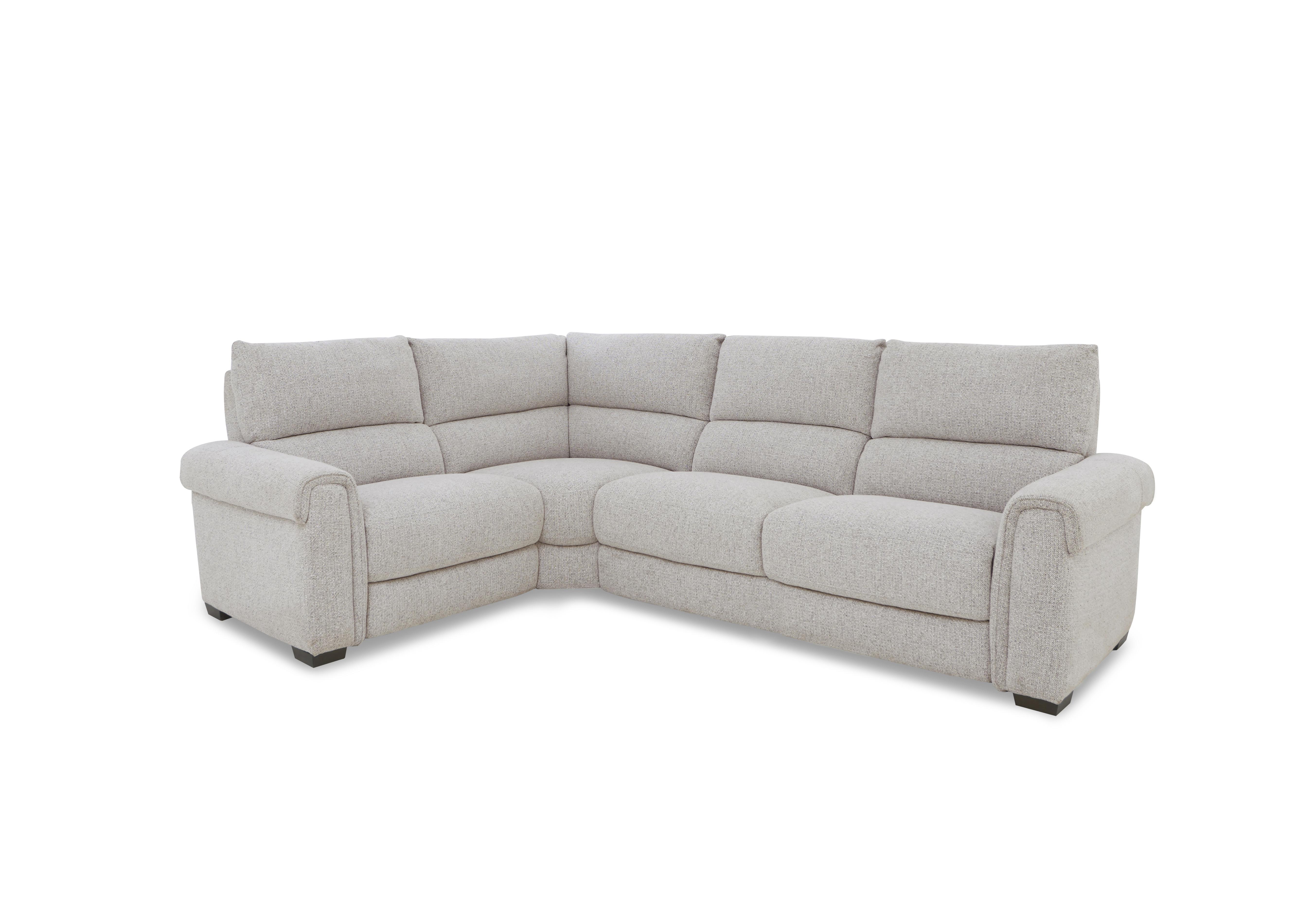 Nixon Fabric Corner Sofa in Fab-Mil-R120 Mink on Furniture Village