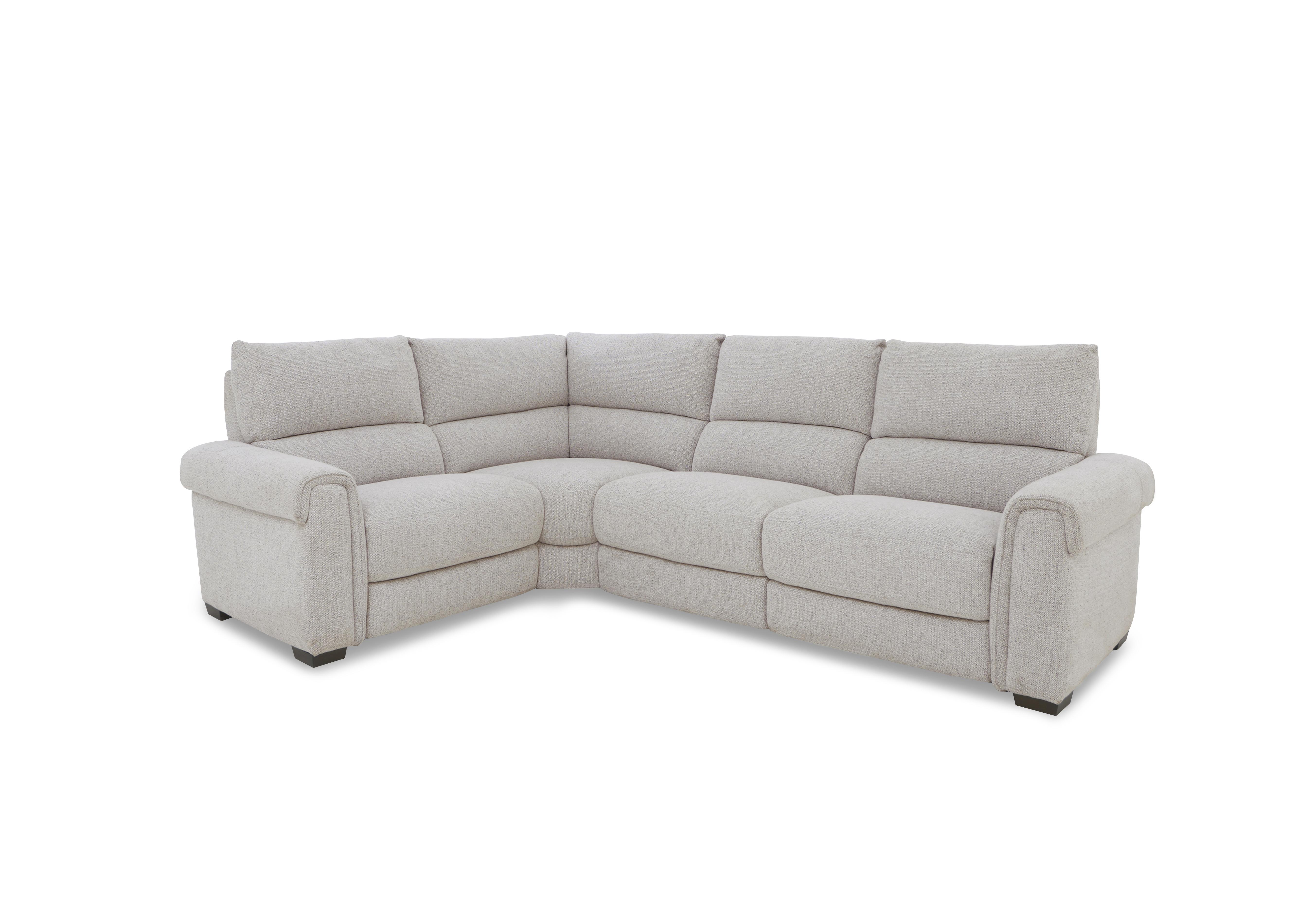 Nixon Fabric Corner Sofa in Fab-Mil-R120 Mink on Furniture Village