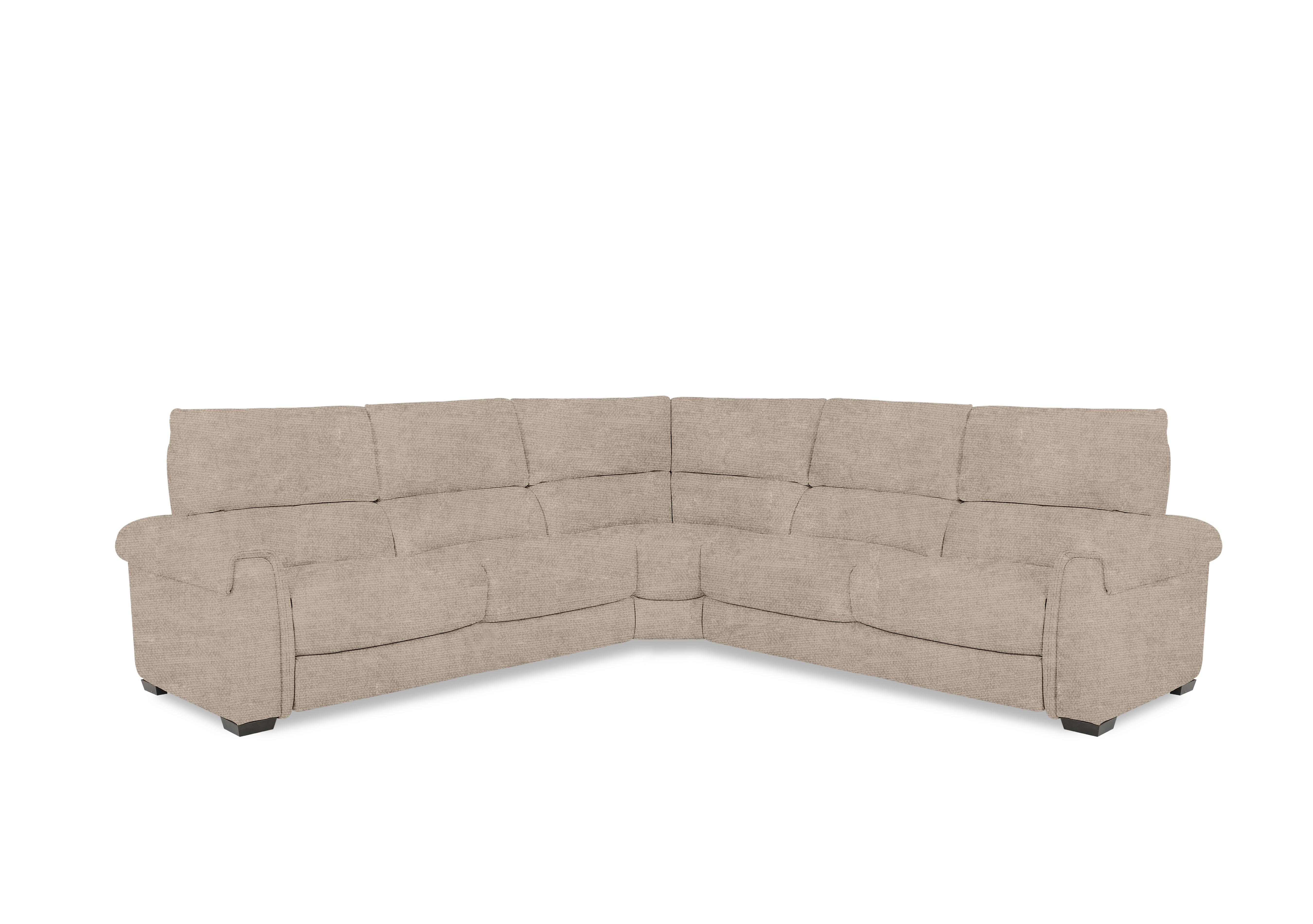 Nixon Fabric Large Corner Sofa in Fab-Coe-R120 Light Khaki on Furniture Village