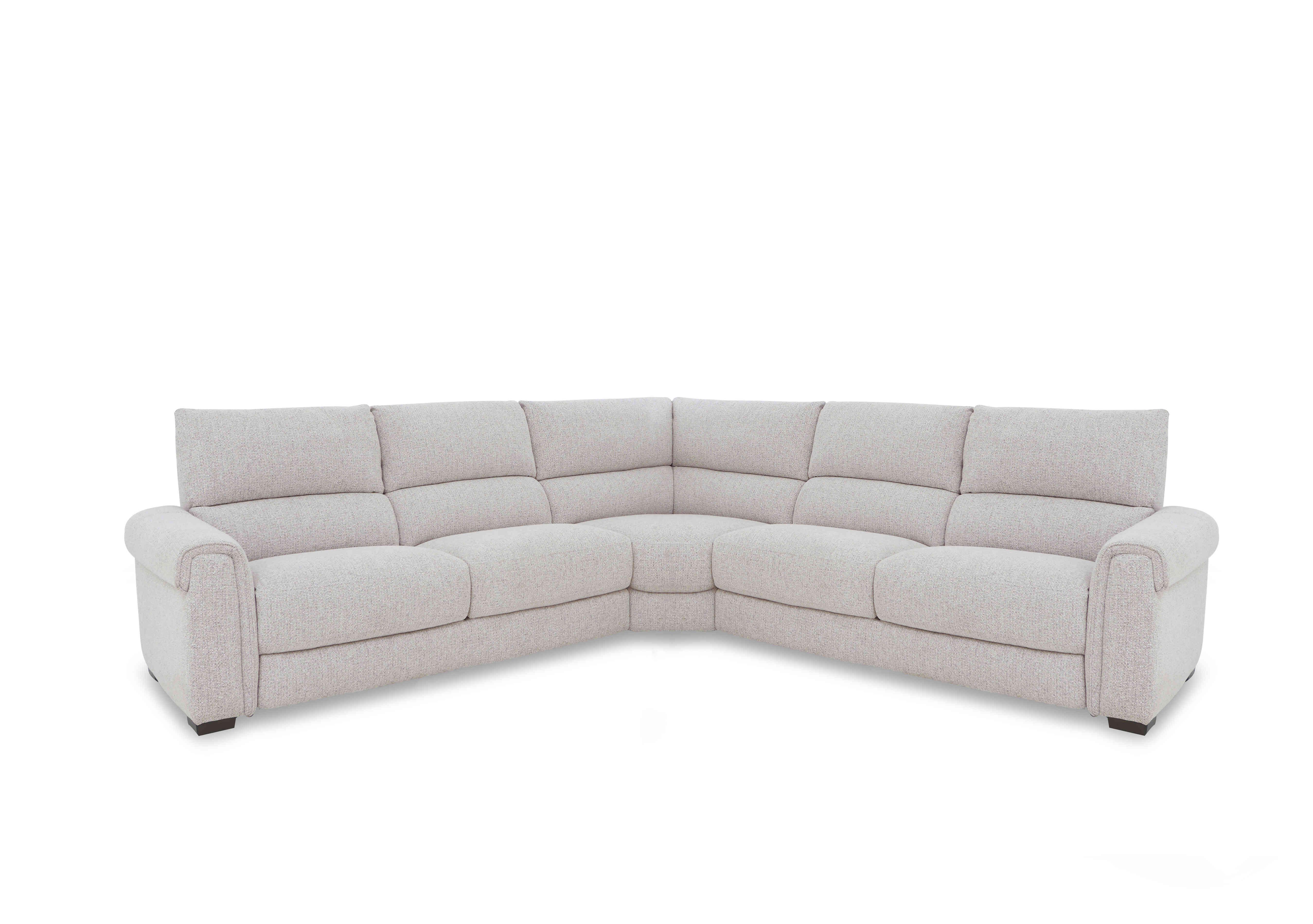 Nixon Fabric Large Corner Sofa in Fab-Mil-R110 Sand on Furniture Village