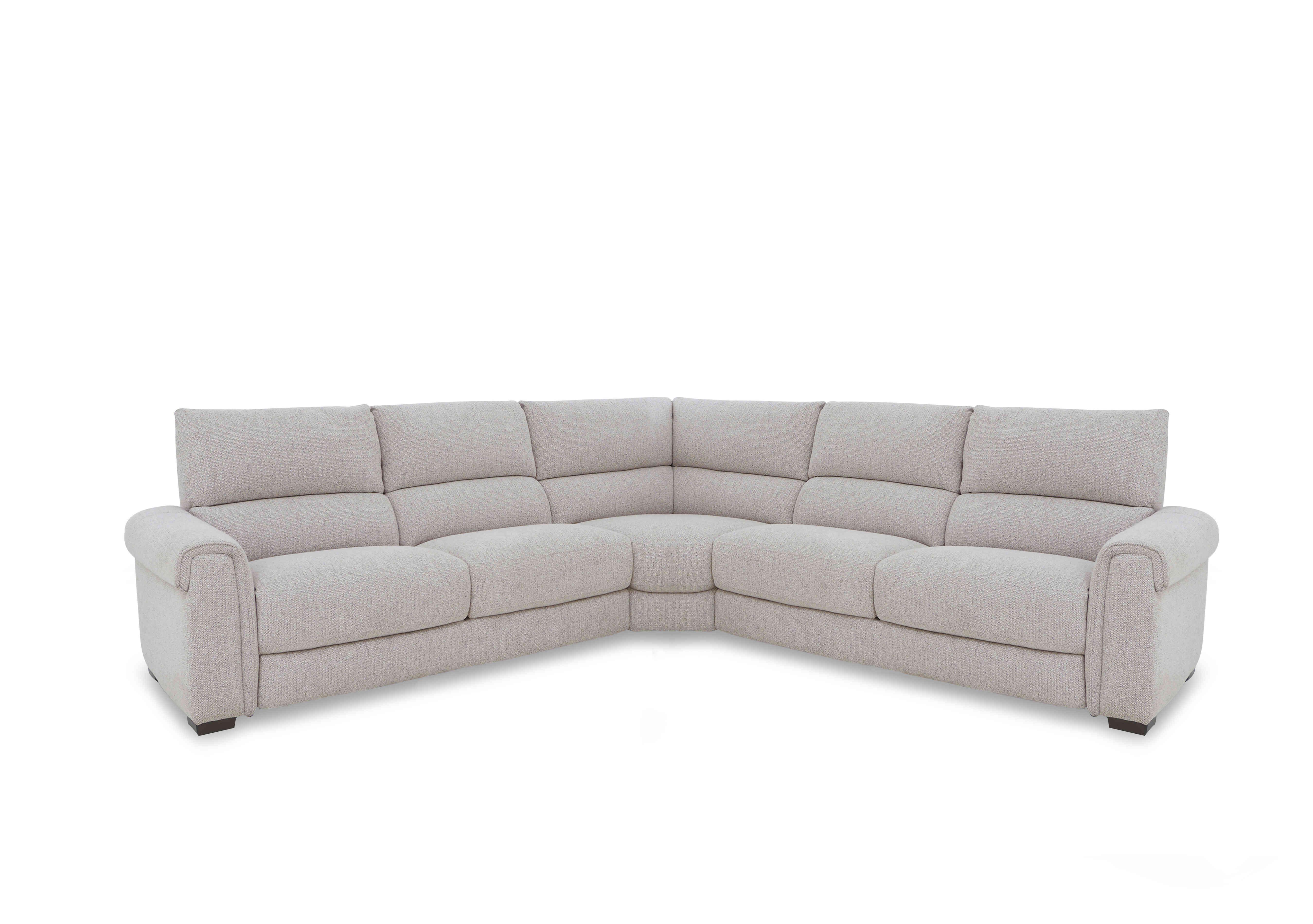 Nixon Fabric Large Corner Sofa in Fab-Mil-R120 Mink on Furniture Village