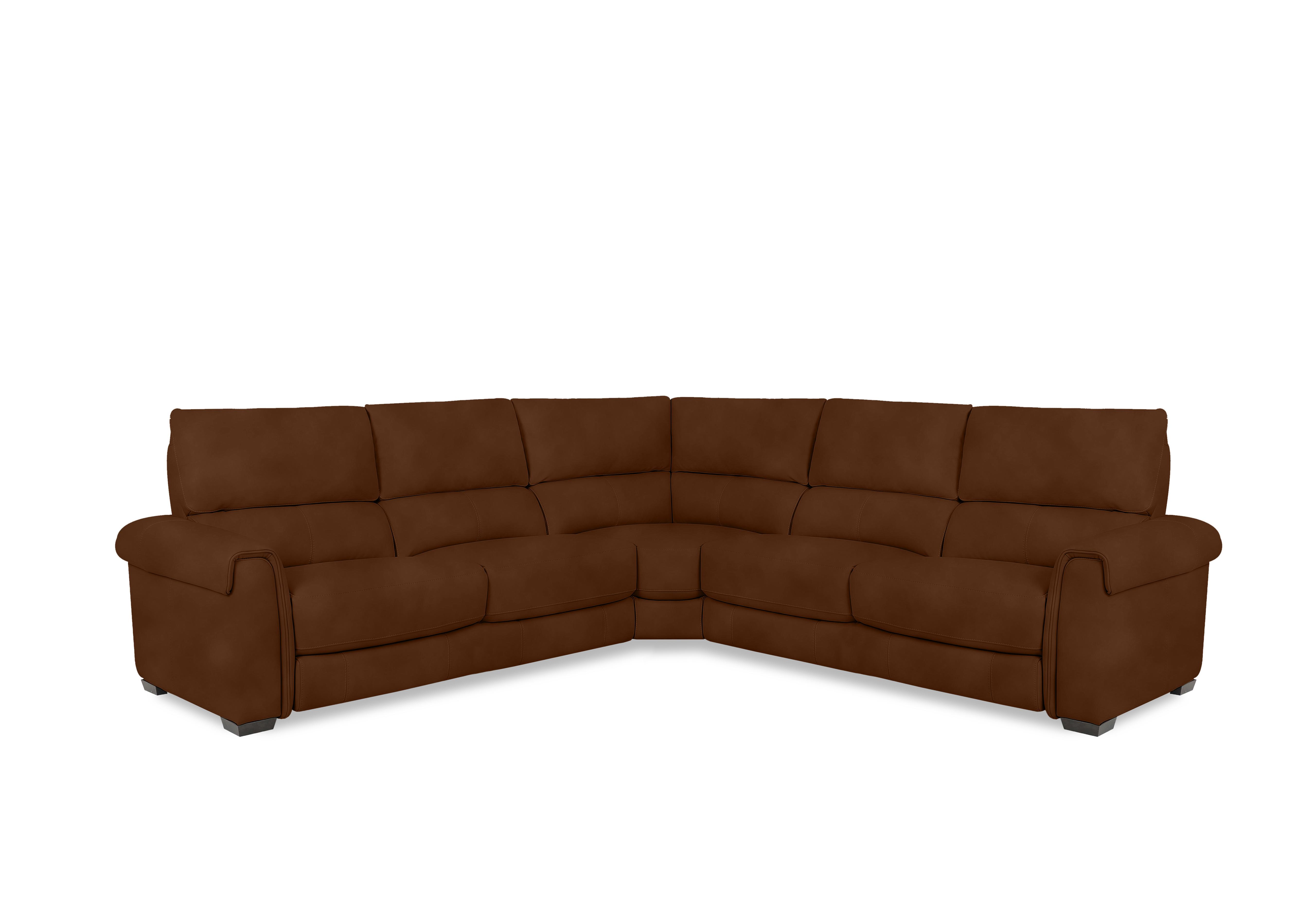Nixon Fabric Large Corner Sofa in Sfa-Pey-R06 Caramel on Furniture Village