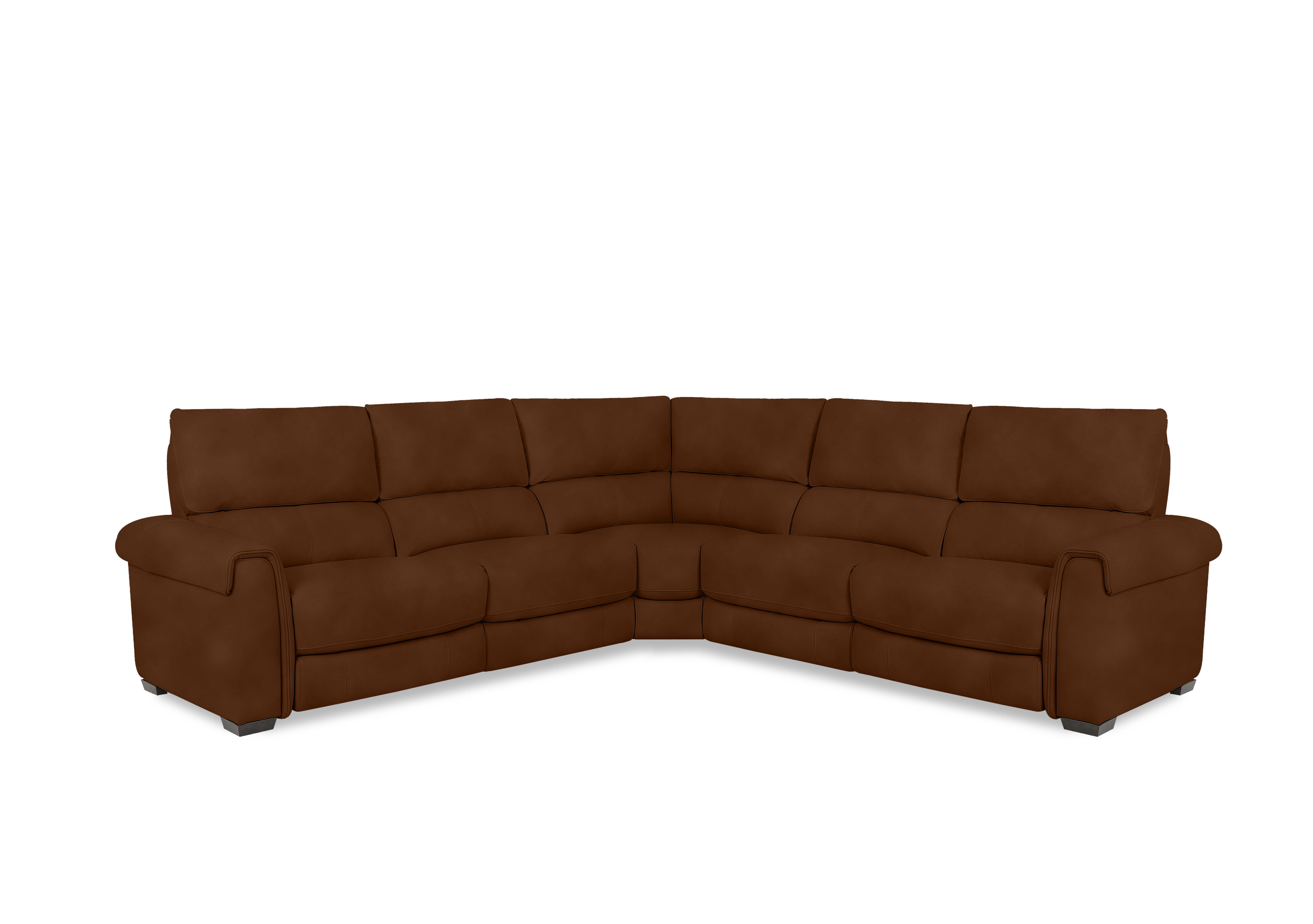 Nixon Fabric Large Corner Sofa in Sfa-Pey-R06 Caramel on Furniture Village