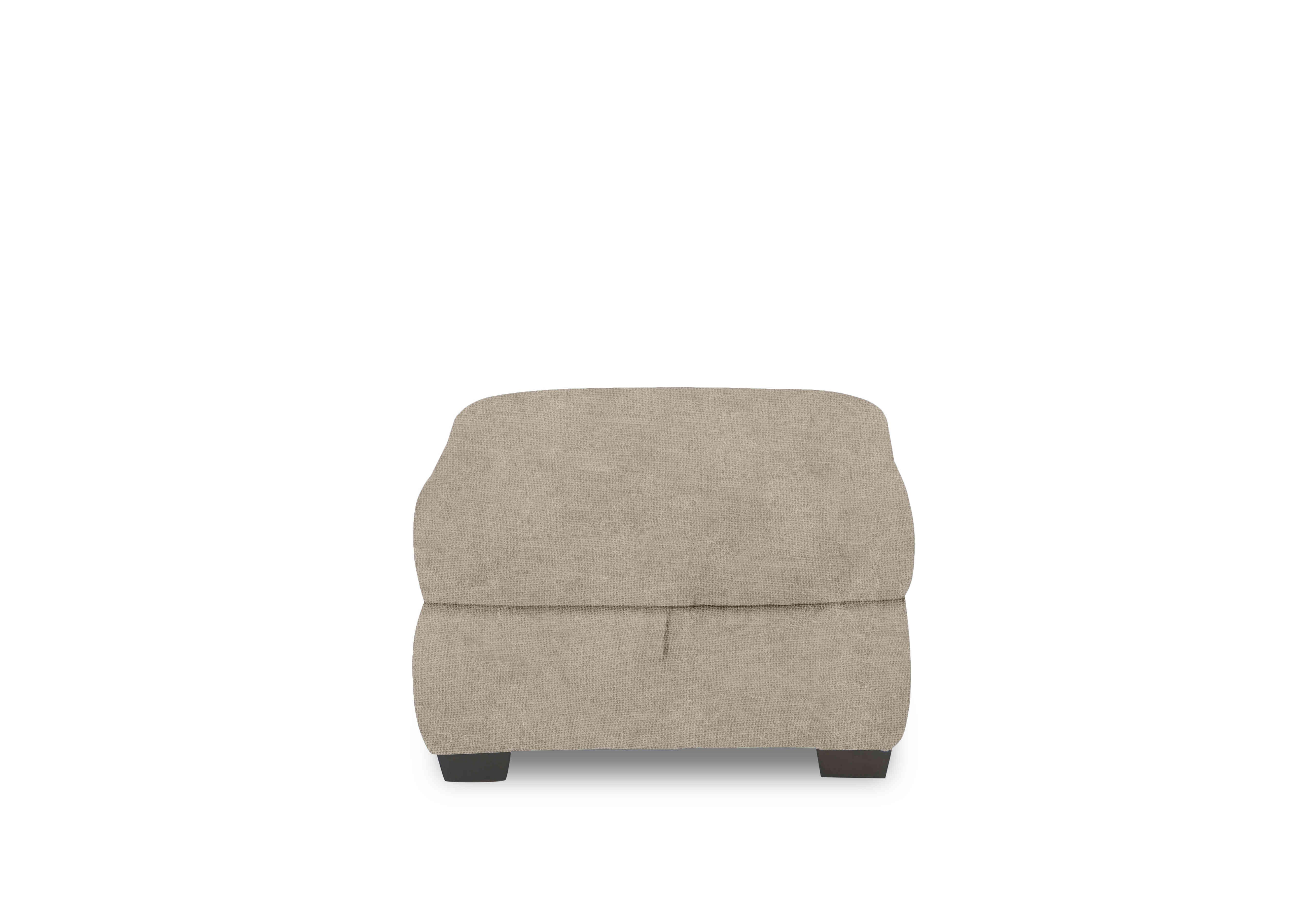 Nixon Fabric Storage Footstool in Fab-Coe-R120 Light Khaki on Furniture Village