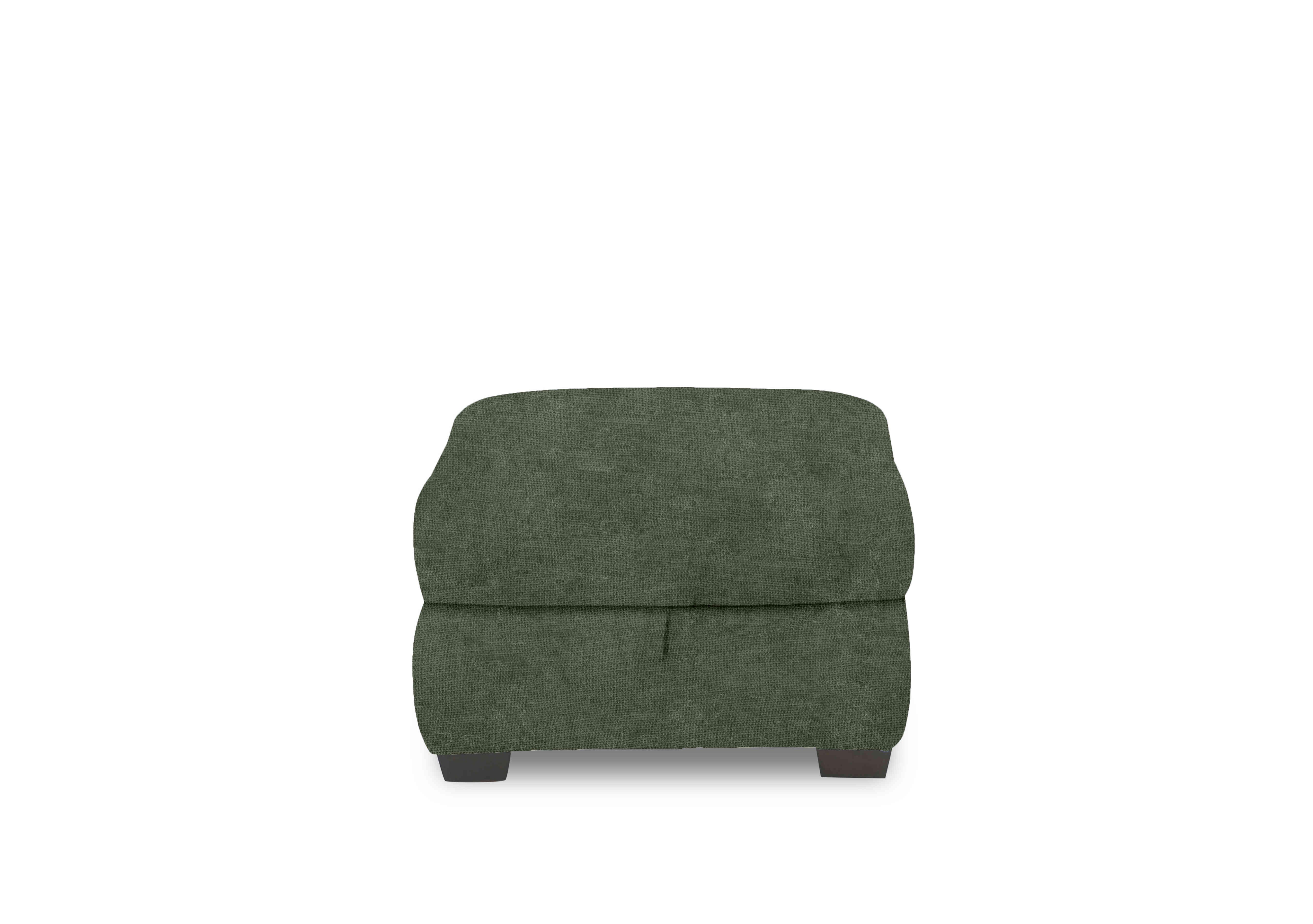 Nixon Fabric Storage Footstool in Fab-Coe-R801 Olive Green on Furniture Village