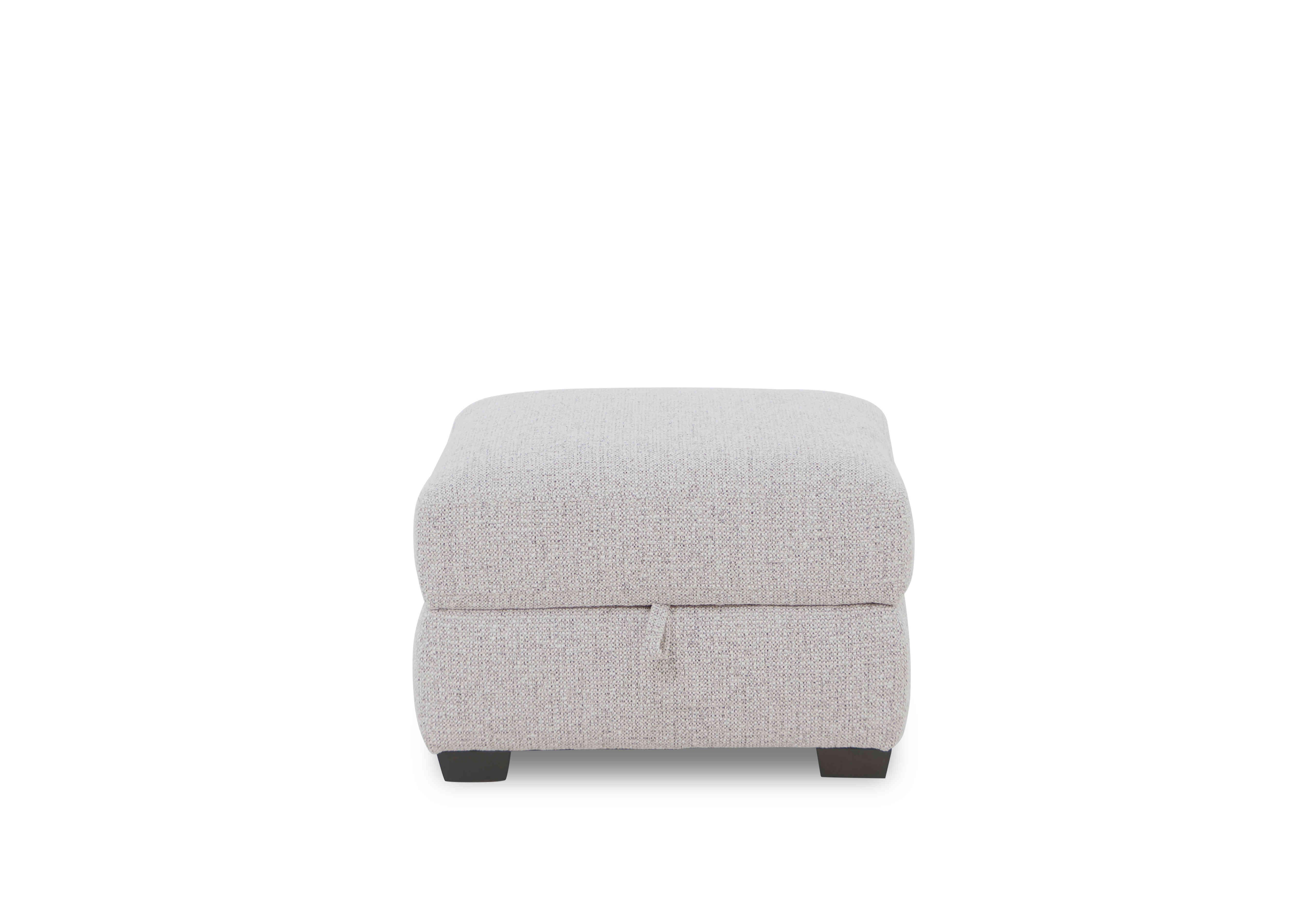 Nixon Fabric Storage Footstool in Fab-Mil-R110 Sand on Furniture Village