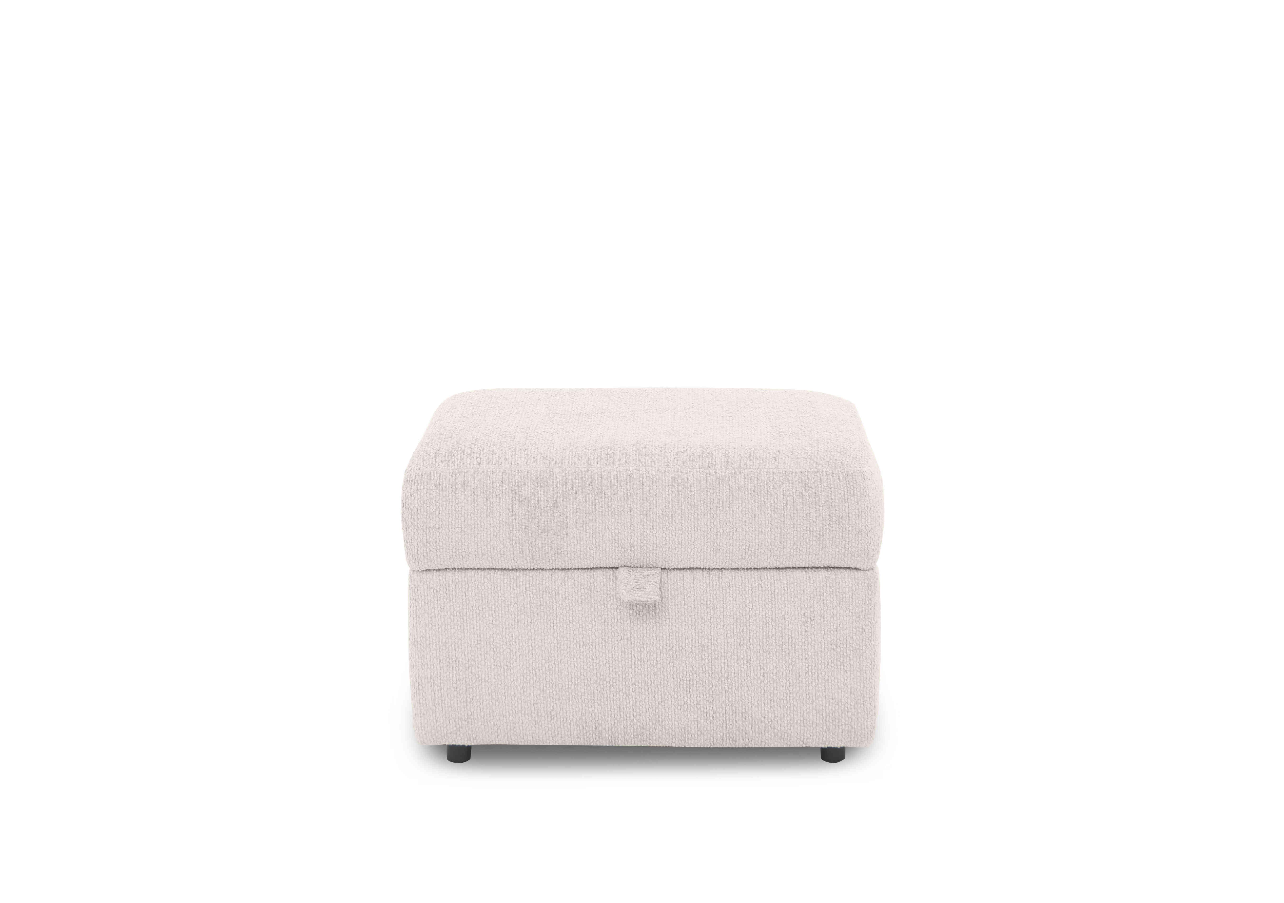 Harper Storage Footstool in Leo Chalk on Furniture Village