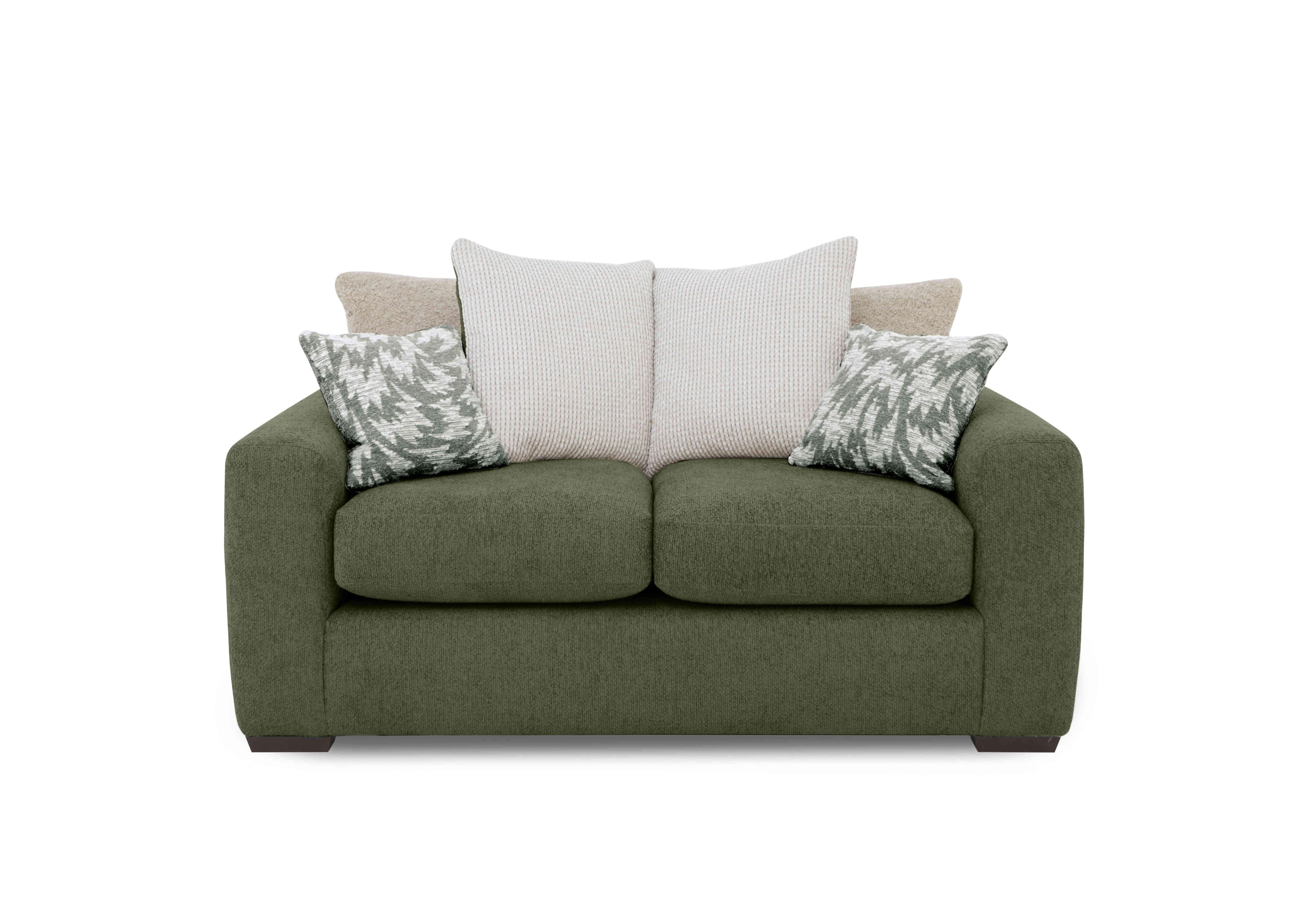 Harper 2 Seater Scatter Back Sofa in Leo Forest on Furniture Village