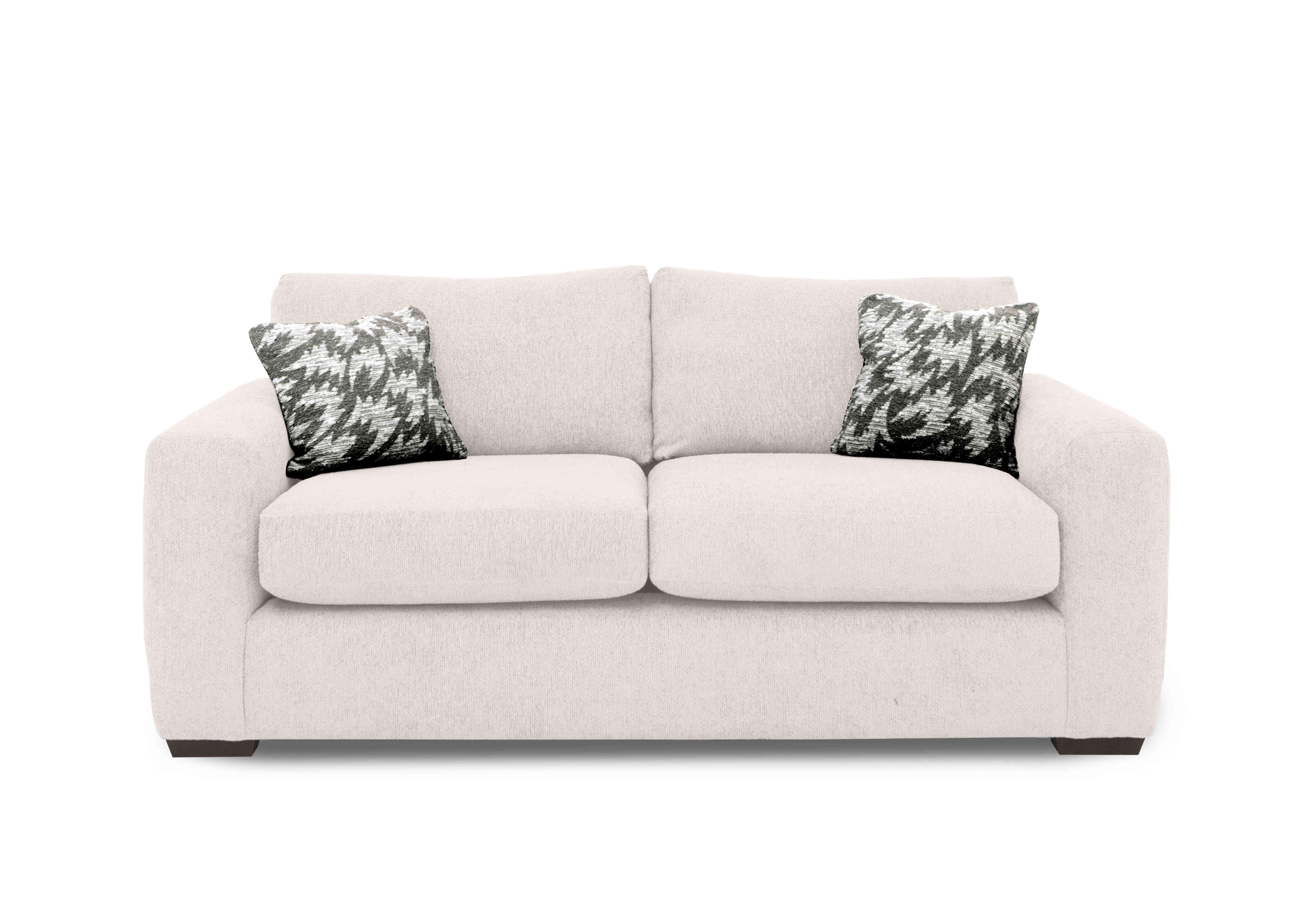 Harper 3 Seater Classic Back Sofa in Leo Chalk on Furniture Village