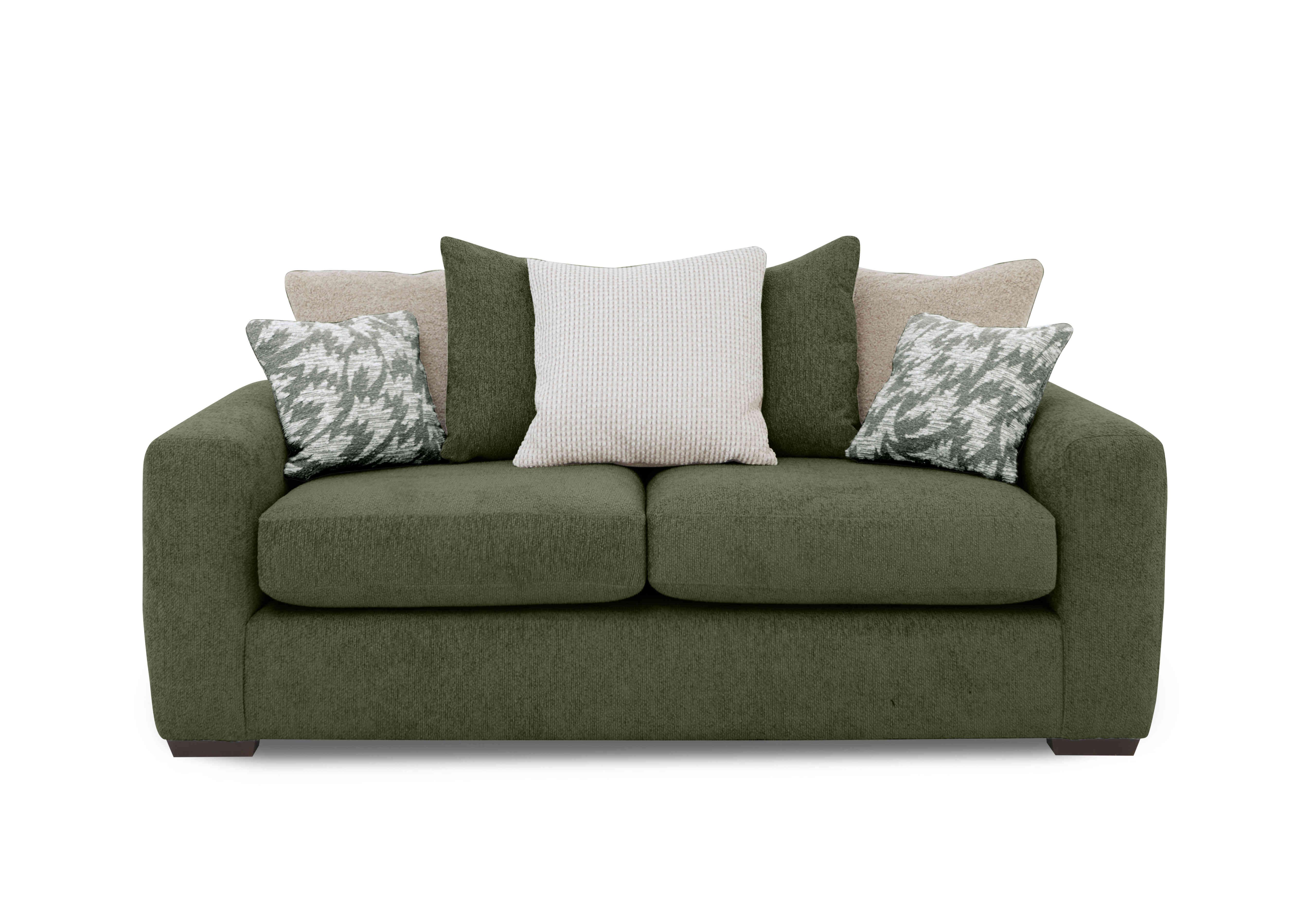 Harper 3 Seater Scatter Back Sofa in Leo Forest on Furniture Village